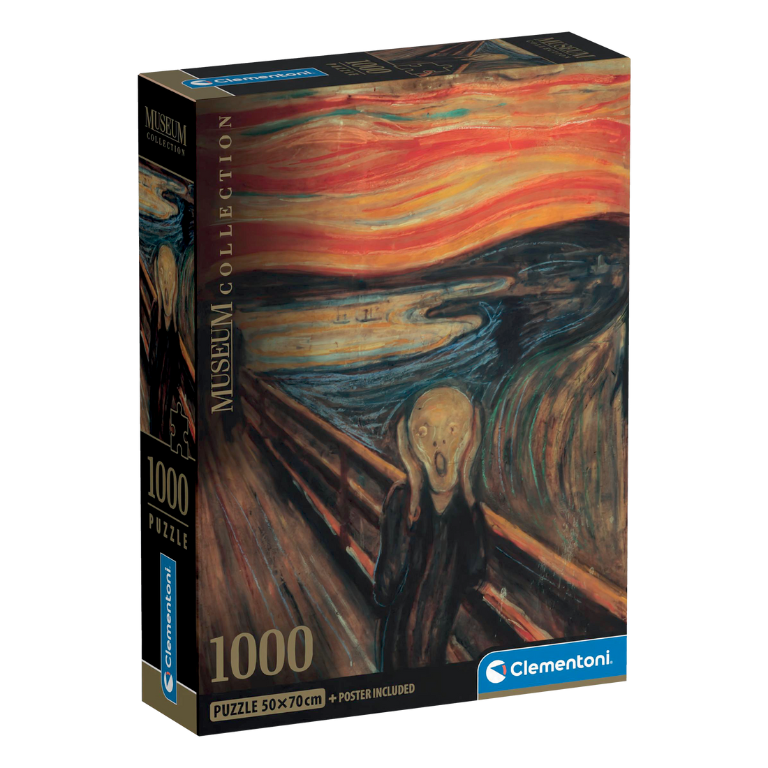 PZ1000: MUSEUM: LE CRI - MUNCH CLEMENTONI PUZZLES