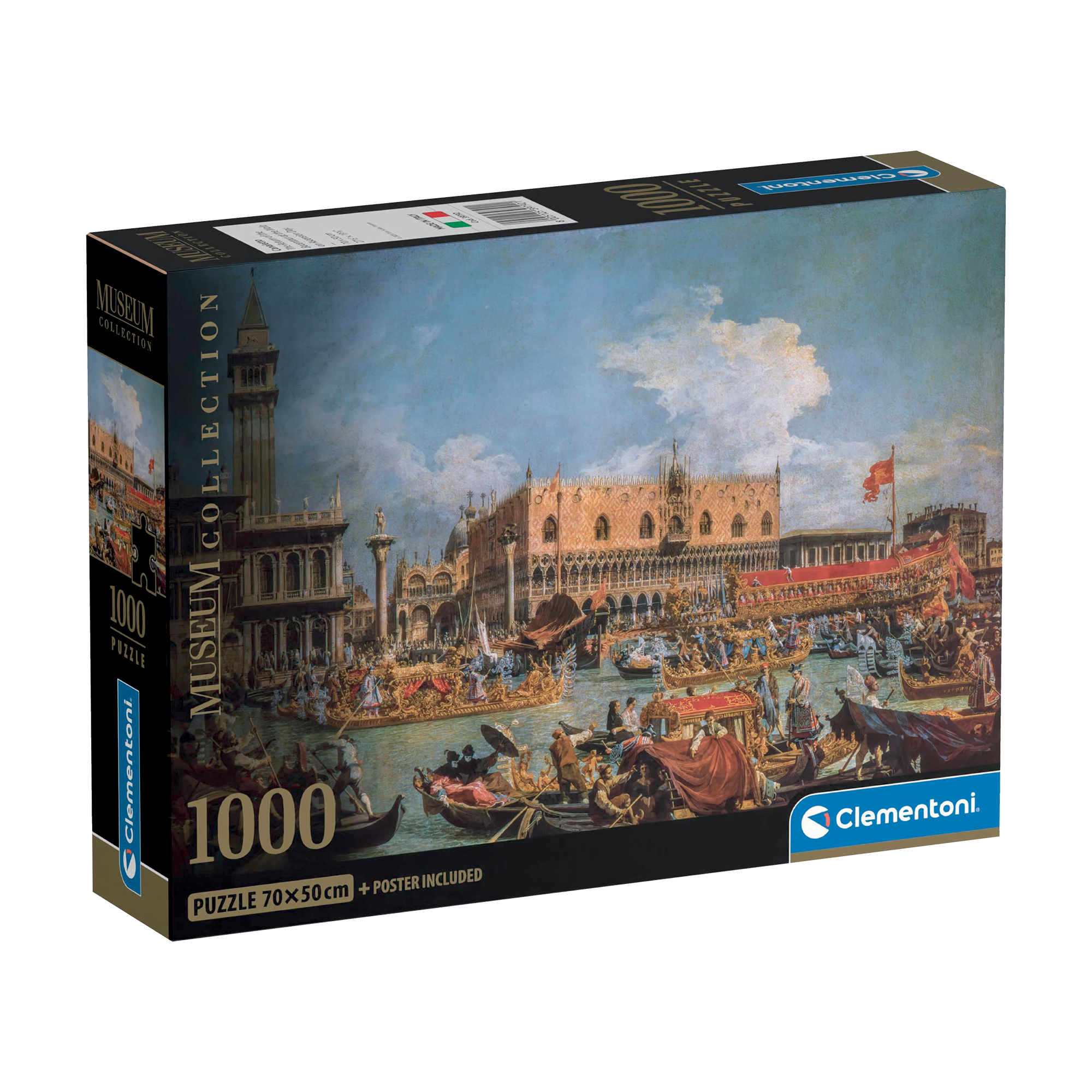 PZ1000: MUSEUM: LE RETOUR DU BUCENTAURE LE JOUR DE L'ASCENSION - CANALETTO CLEMENTONI PUZZLES