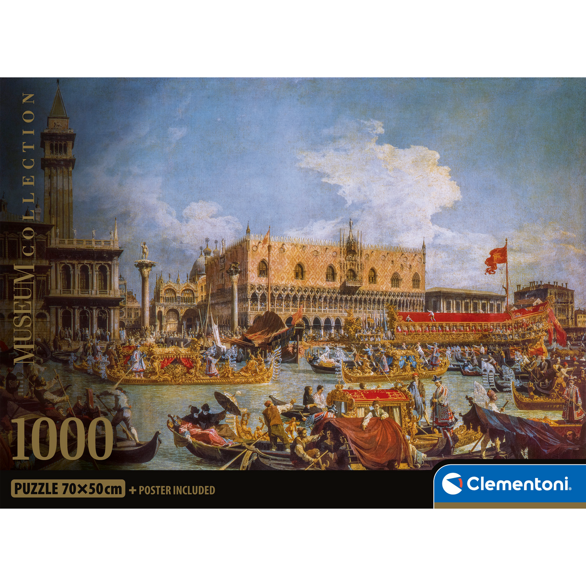 PZ1000: MUSEUM: LE RETOUR DU BUCENTAURE LE JOUR DE L'ASCENSION - CANALETTO - CLEMENTONI