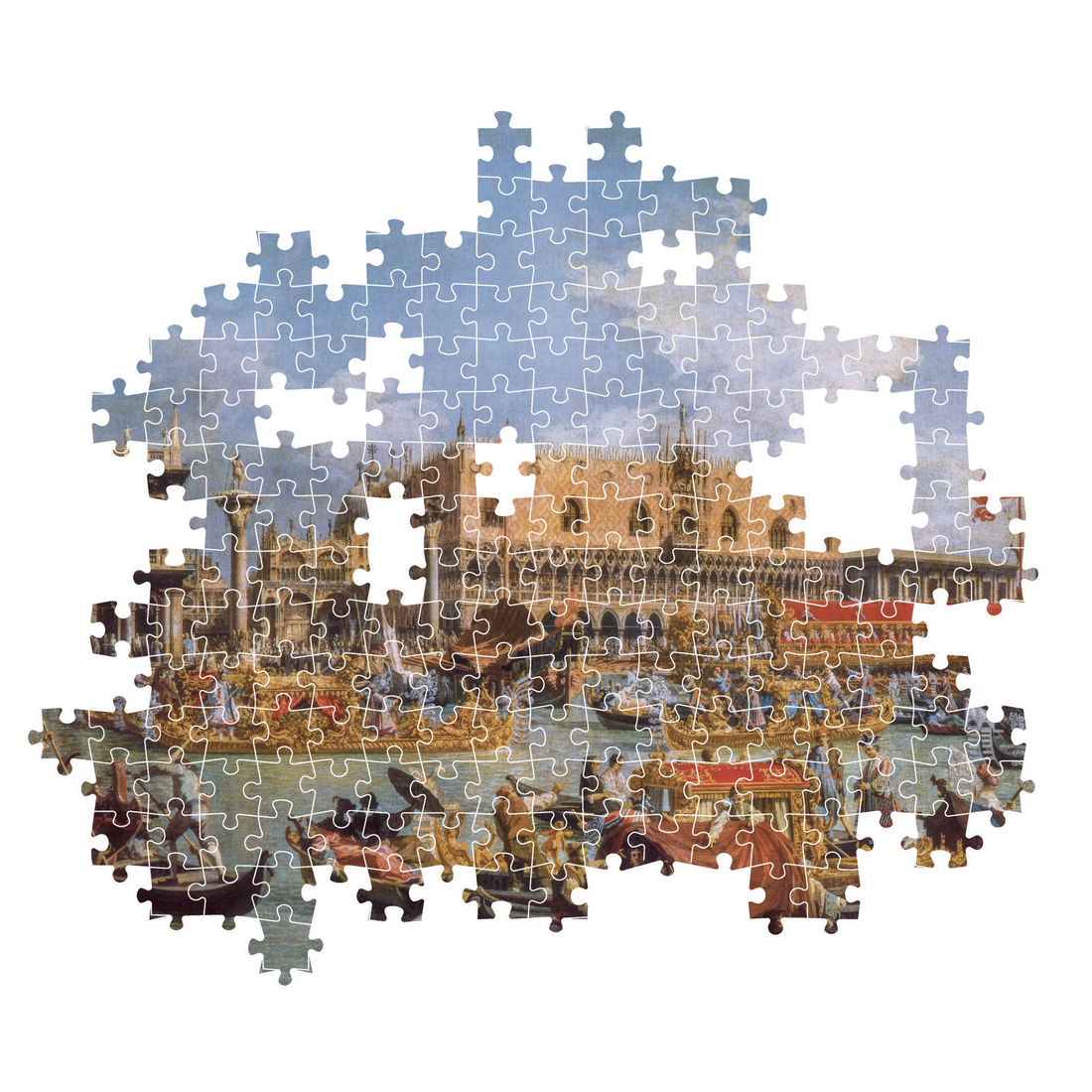 PZ1000: MUSEUM: LE RETOUR DU BUCENTAURE LE JOUR DE L'ASCENSION - CANALETTO - CLEMENTONI