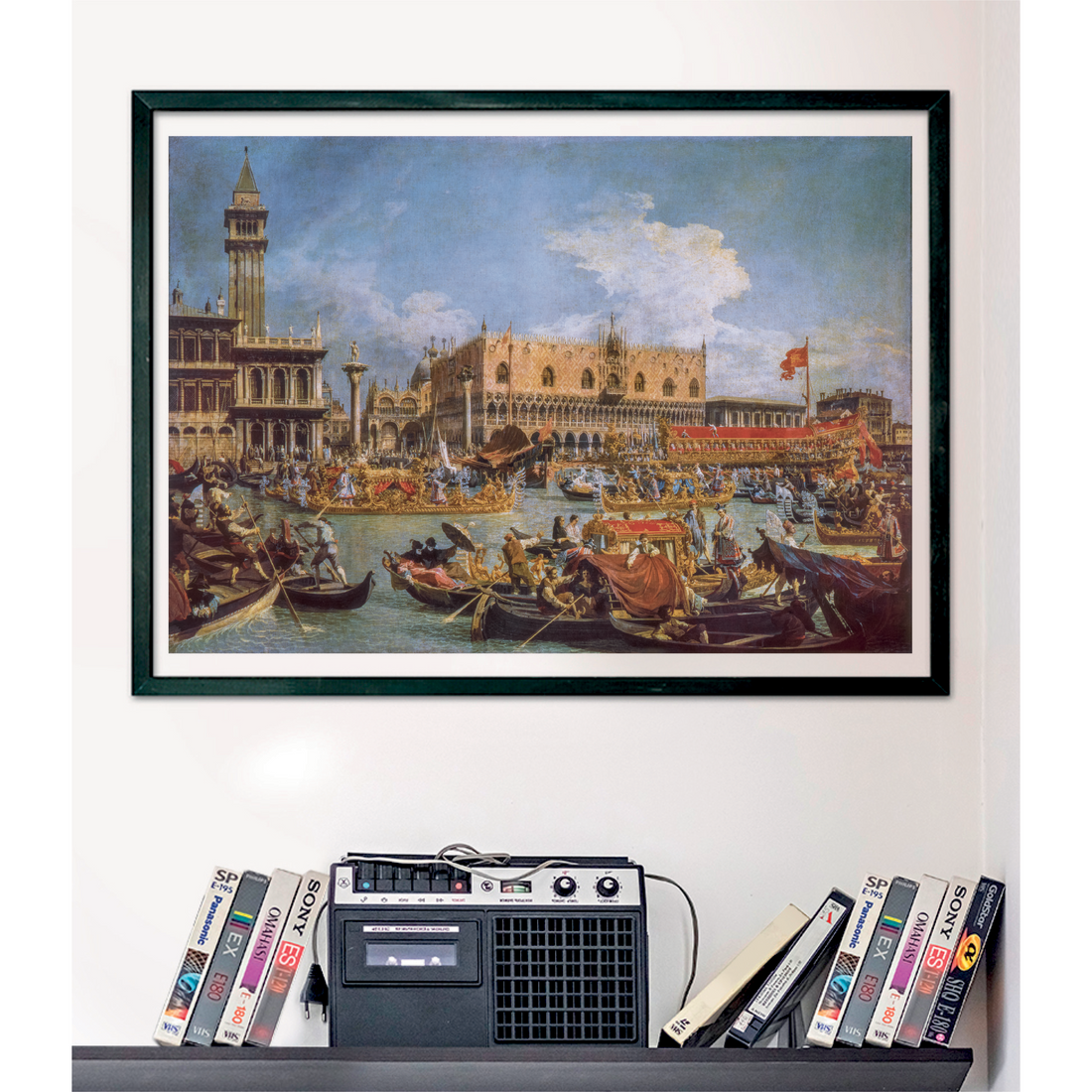 PZ1000: MUSEUM: LE RETOUR DU BUCENTAURE LE JOUR DE L'ASCENSION - CANALETTO - CLEMENTONI