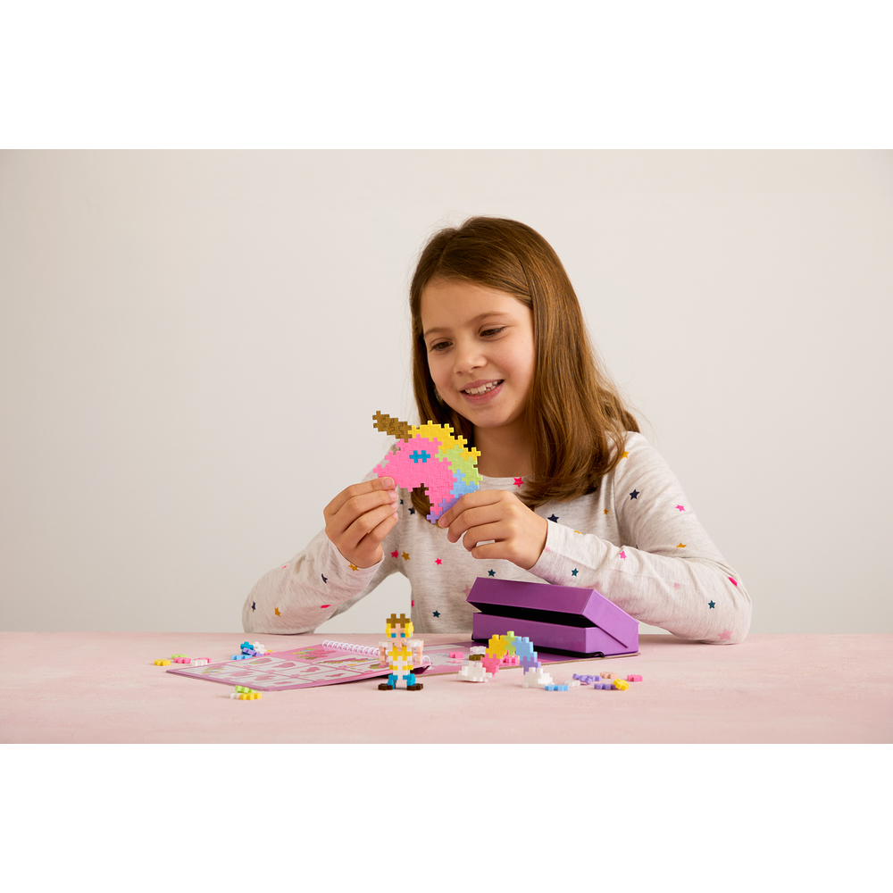PUZZLE BY NUMBER - CARNET D'ACTIVITÉS - CONTE DE FÉE - 125pcs PLUS PLUS
