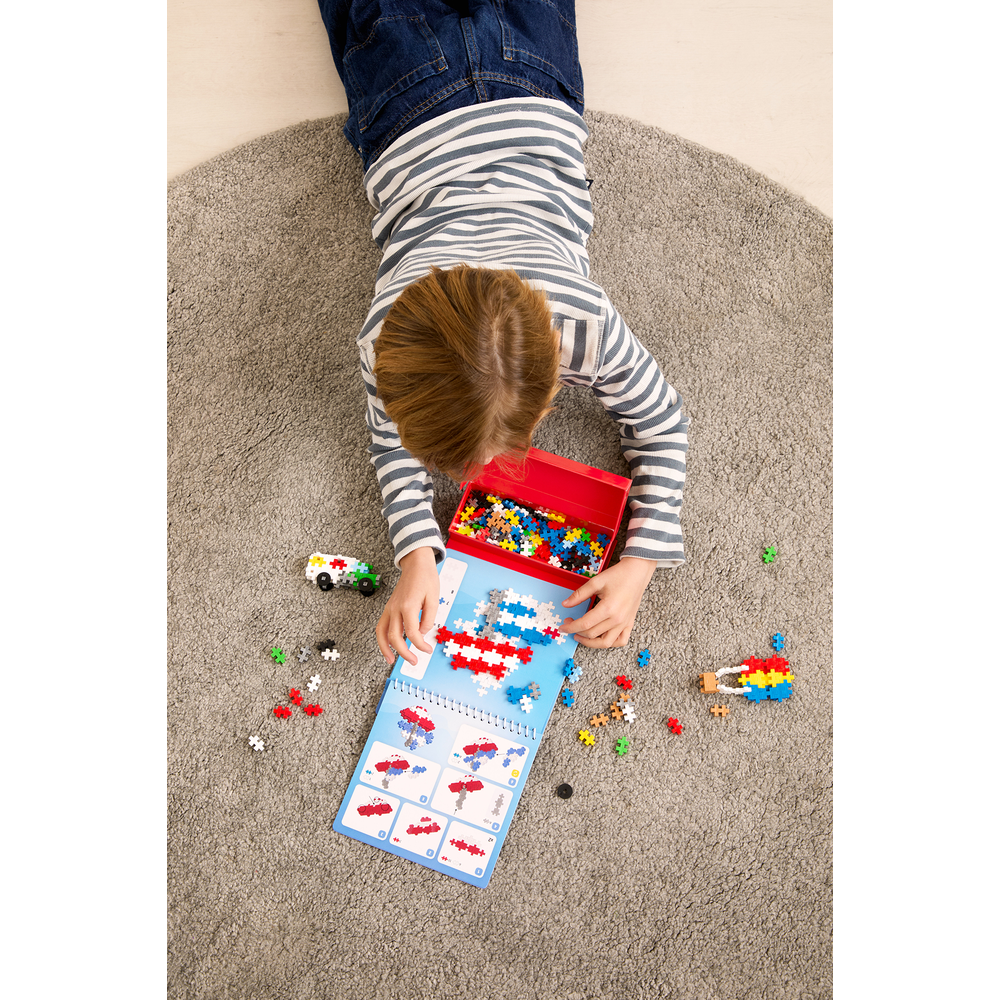 PUZZLE BY NUMBER - CARNET D'ACTIVITÉS - TRANSPORT - 125pcs PLUS PLUS