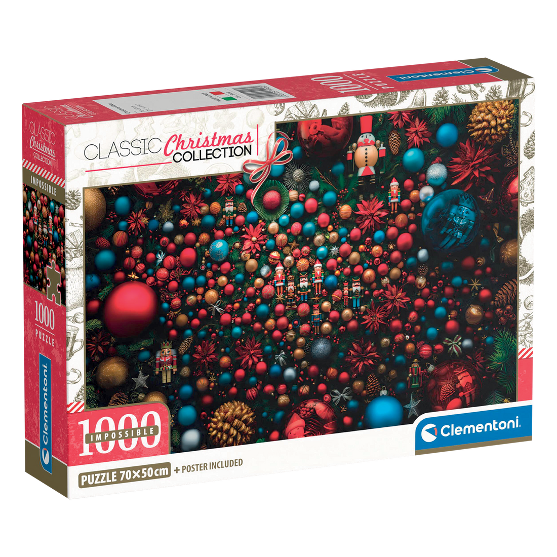 PZ1000: IMPOSSIBLE - AMBIANCE DE NOËL CLEMENTONI PUZZLES