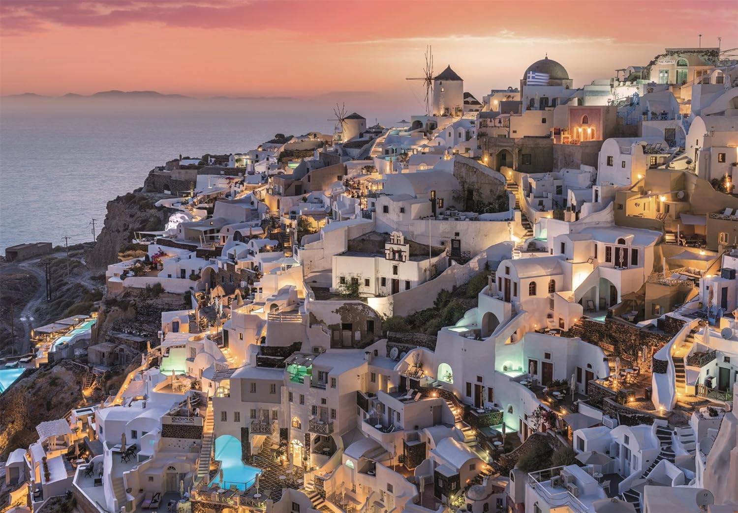 PZ1000: NUANCES DE SANTORINI CLEMENTONI PUZZLES