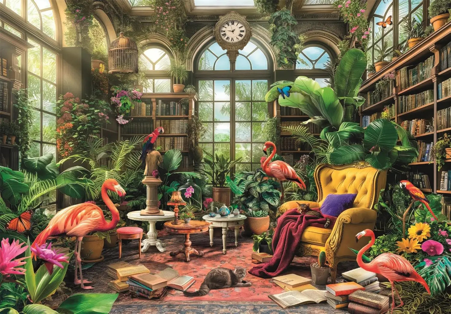 PZ1000: LA LIBRAIRIE DE LA SERRE CLEMENTONI PUZZLES