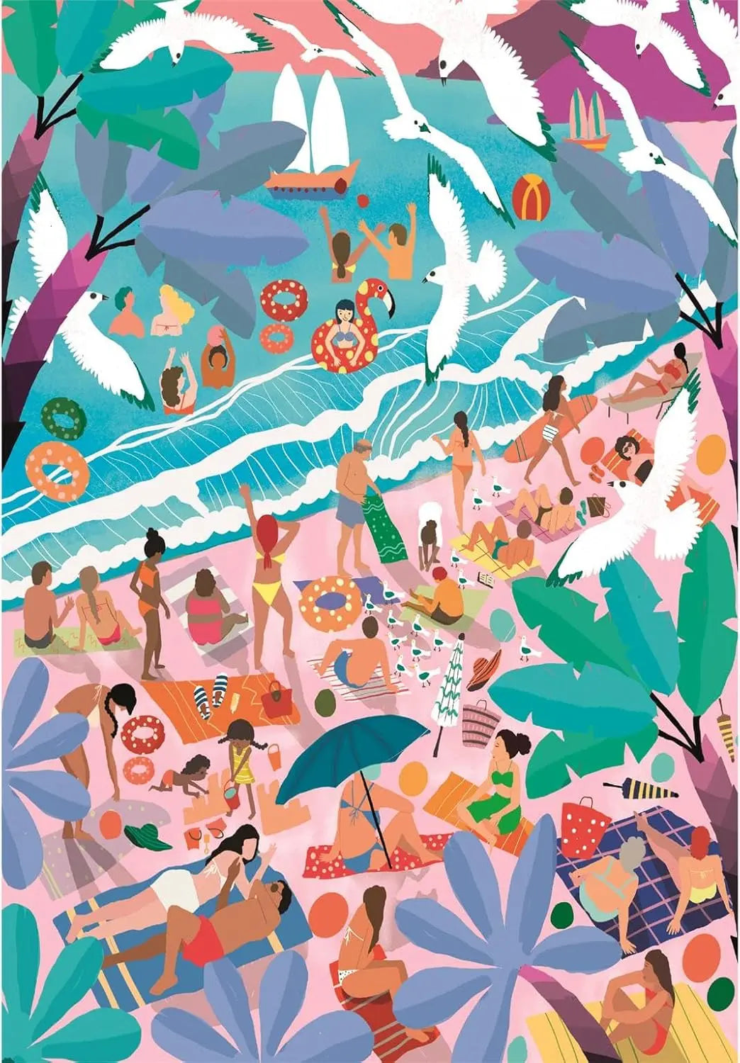 PZ1000: DIMANCHE À LA PLAGE CLEMENTONI PUZZLES