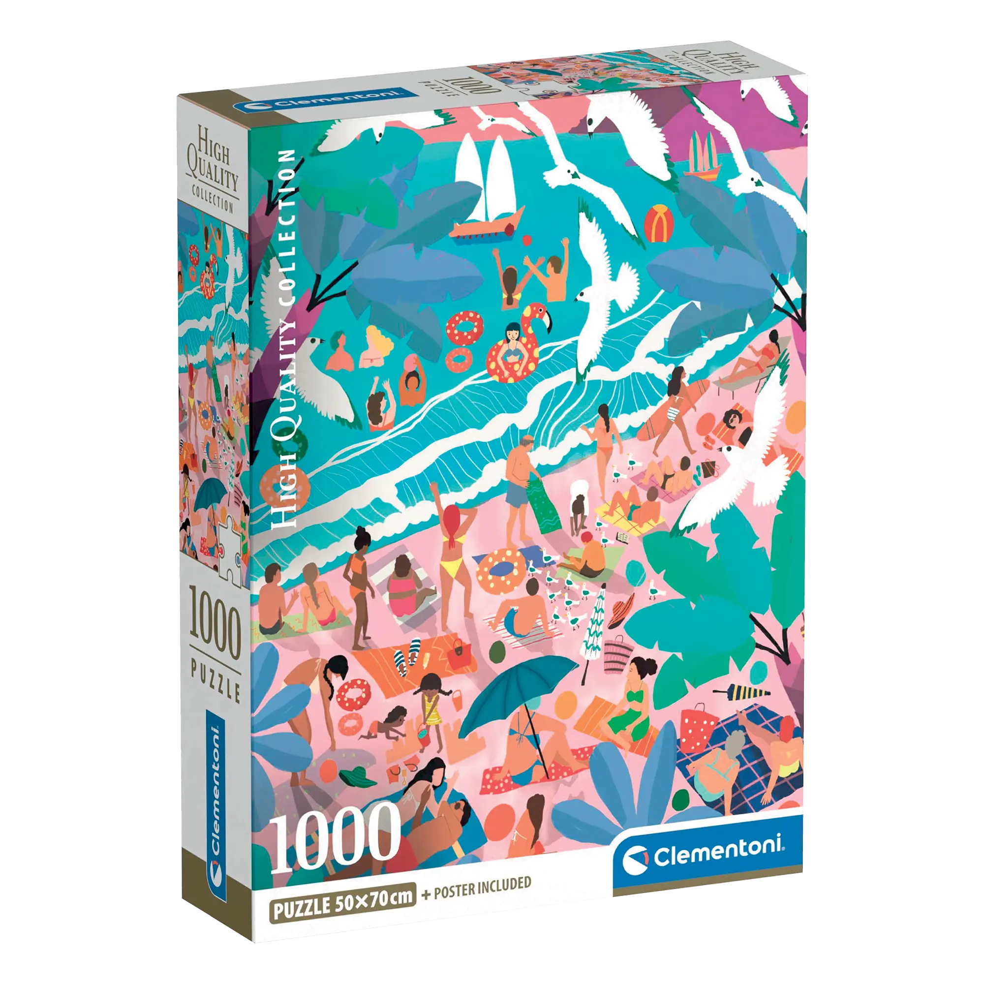 PZ1000: DIMANCHE À LA PLAGE CLEMENTONI PUZZLES