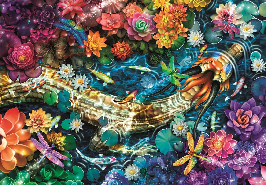 PZ1000: RIVIÈRE AUX CARPES CLEMENTONI PUZZLES