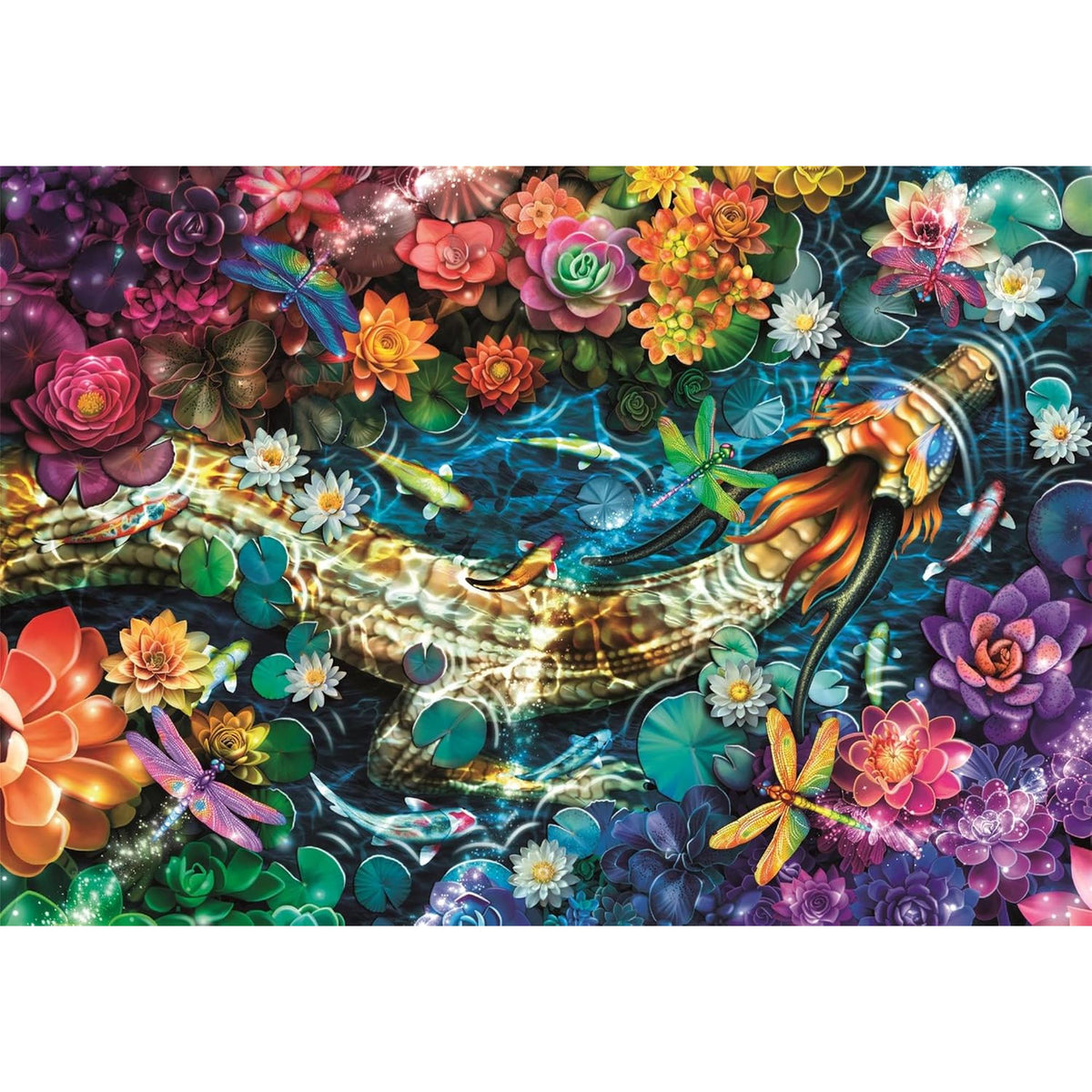 PZ1000: RIVIÈRE AUX CARPES CLEMENTONI PUZZLES