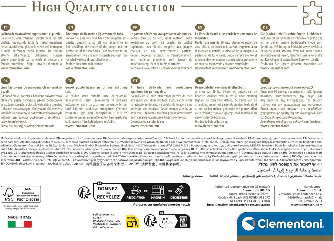 PZ1000: BIBLIODAME CLEMENTONI PUZZLES