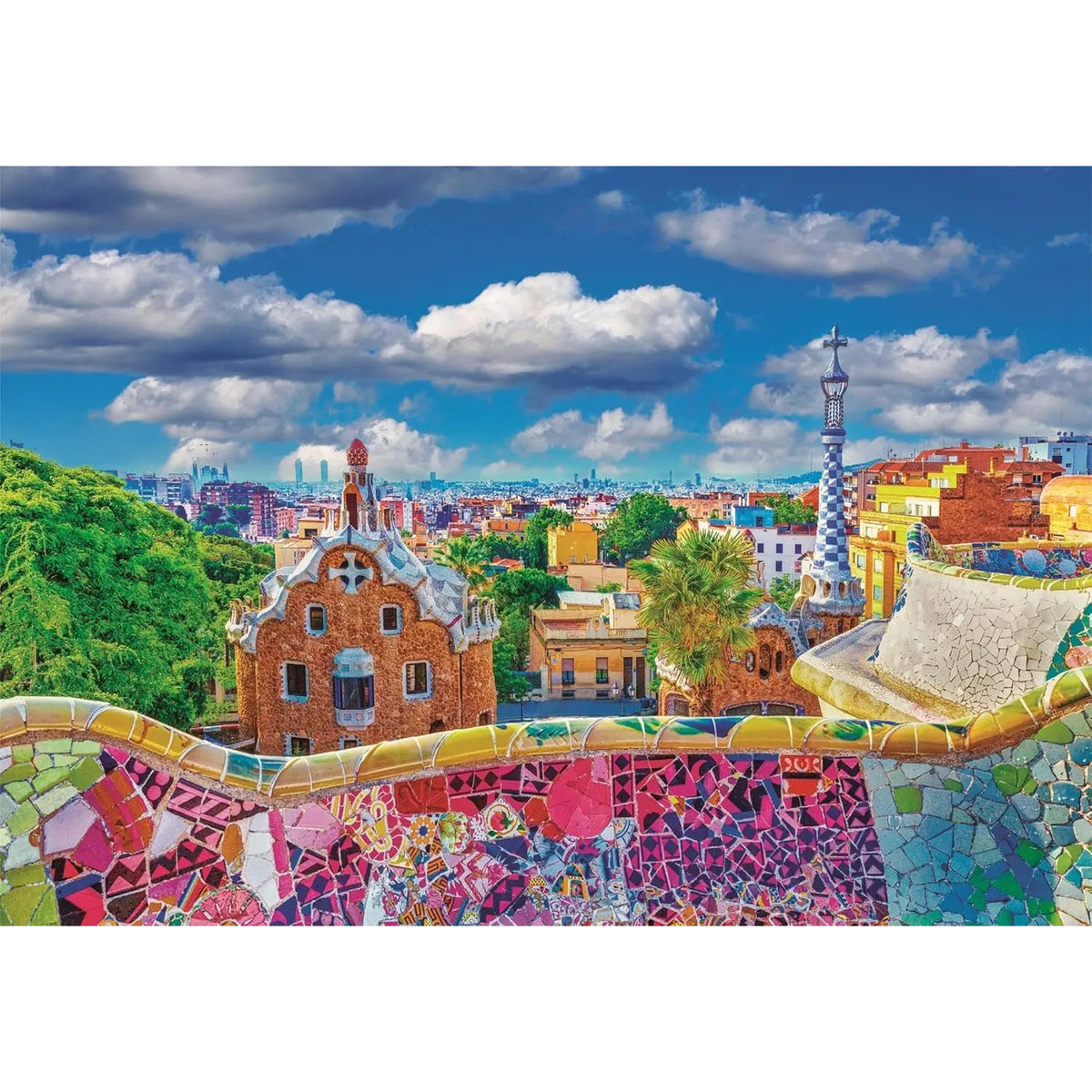 PZ1000: PARC GÜELL, BARCELONE CLEMENTONI PUZZLES
