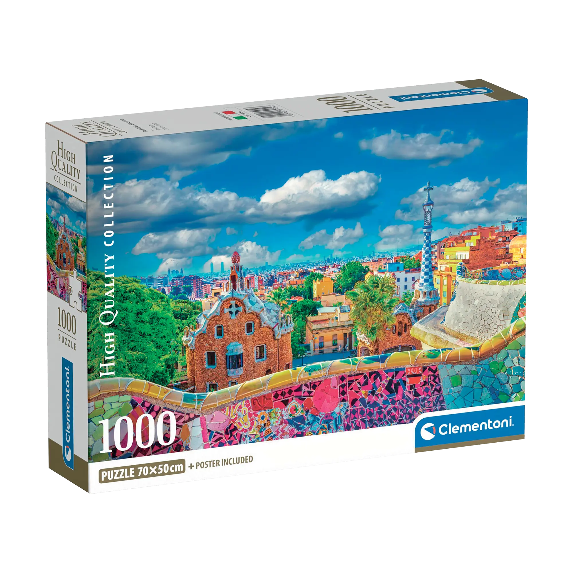 PZ1000: PARC GÜELL, BARCELONE CLEMENTONI PUZZLES