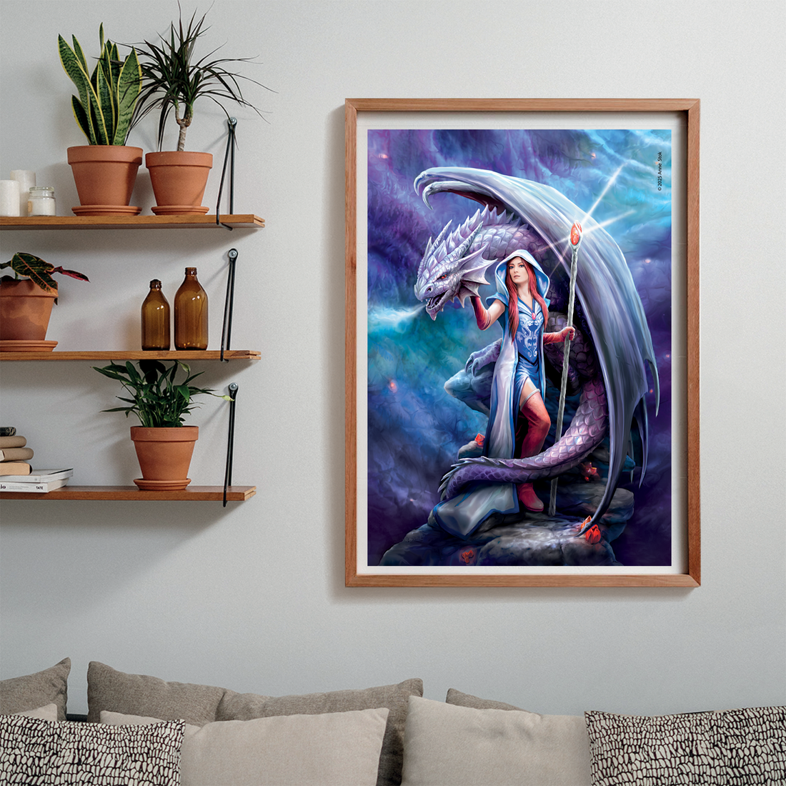 PZ1000: ANNE STOKES: MAGE DRAGON - CLEMENTONI
