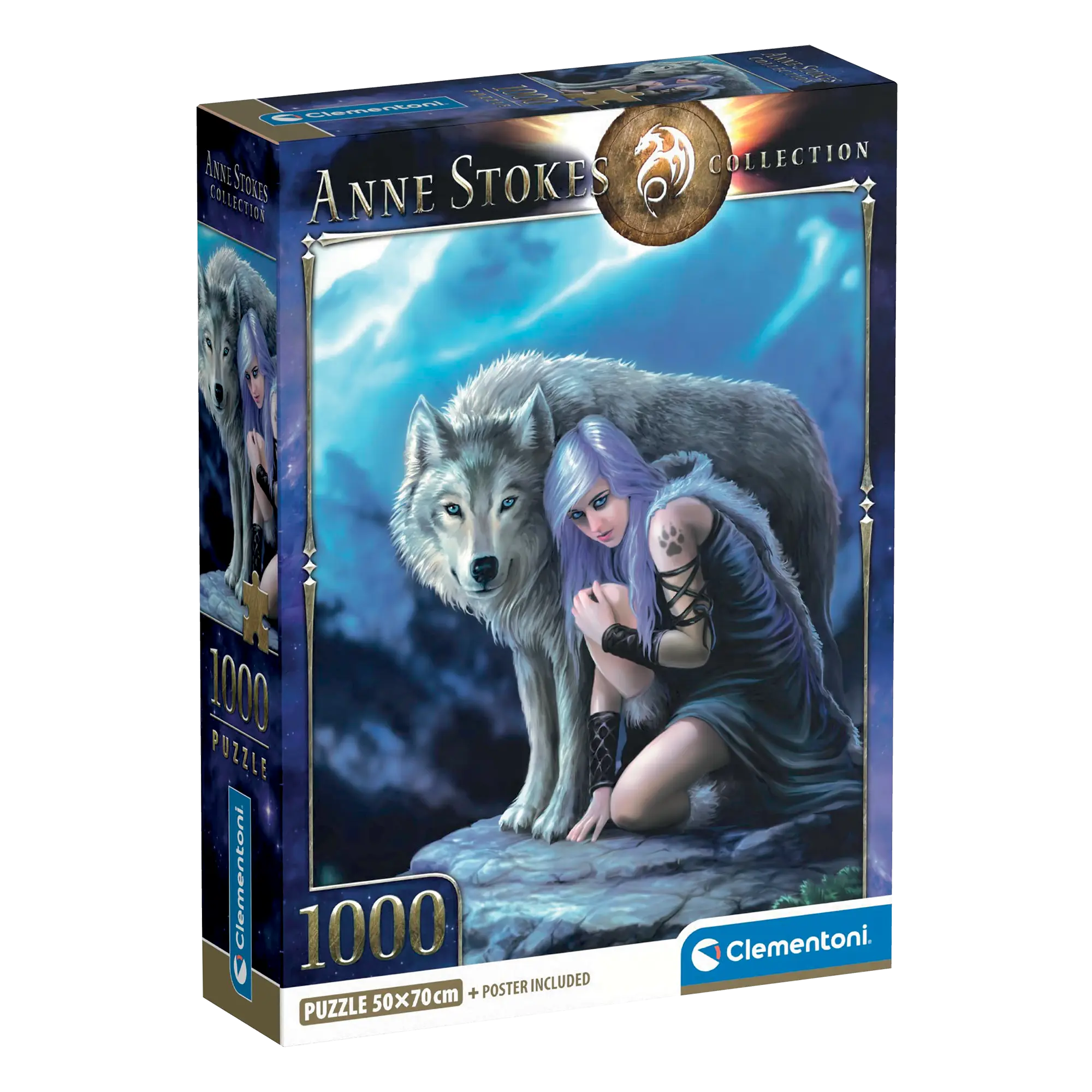 PZ1000: ANNE STOKES: PROTECTEUR CLEMENTONI PUZZLES