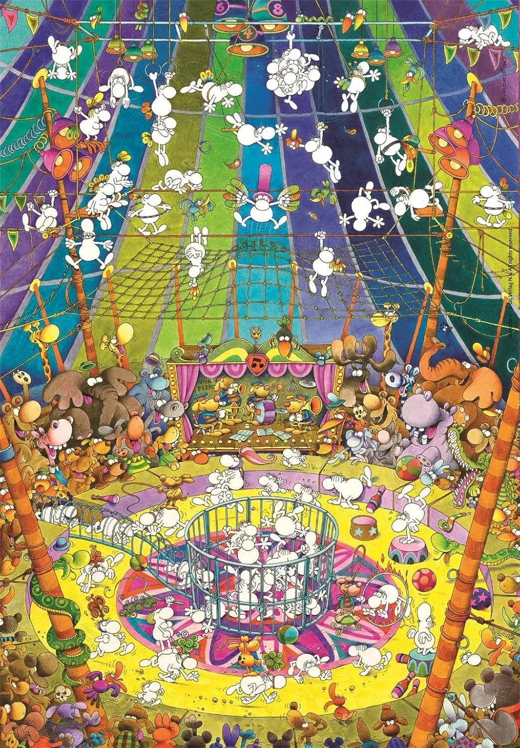 PZ1000: MORDILLO: LE SPECTACLE CLEMENTONI PUZZLES