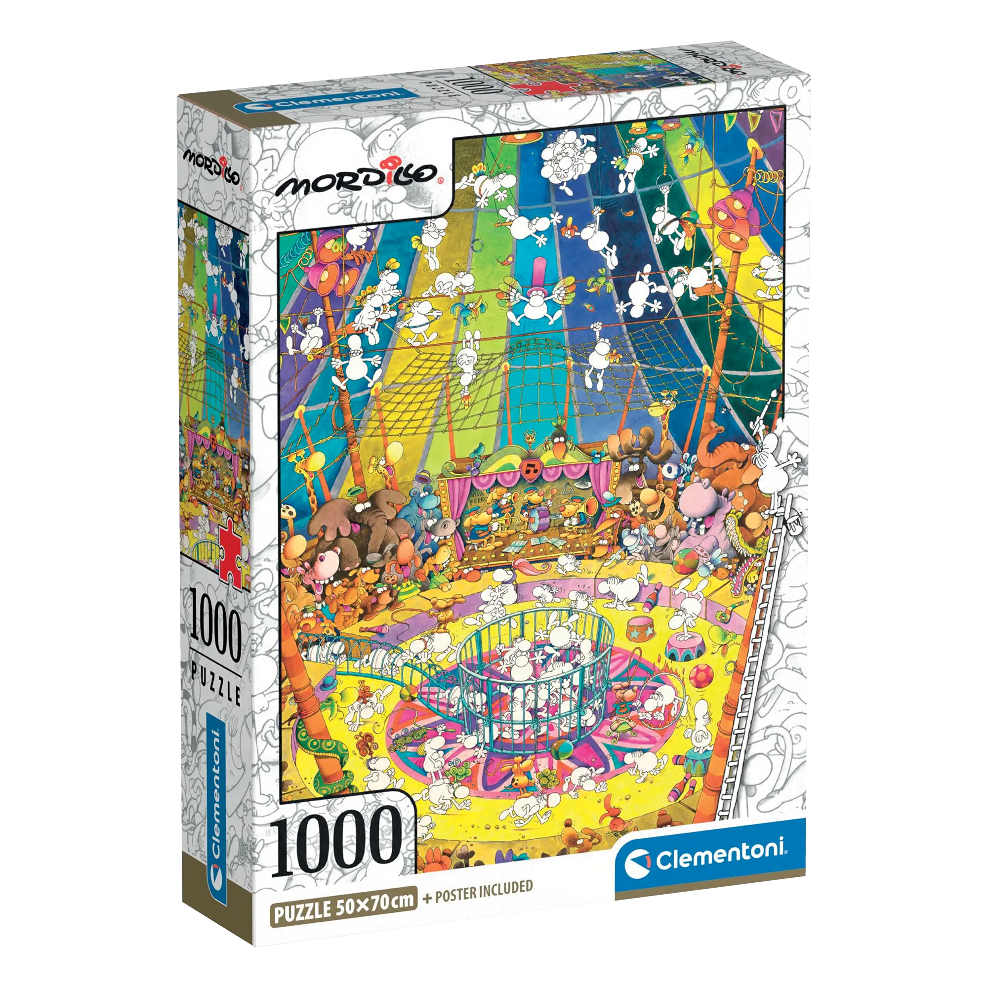 PZ1000: MORDILLO: LE SPECTACLE CLEMENTONI PUZZLES