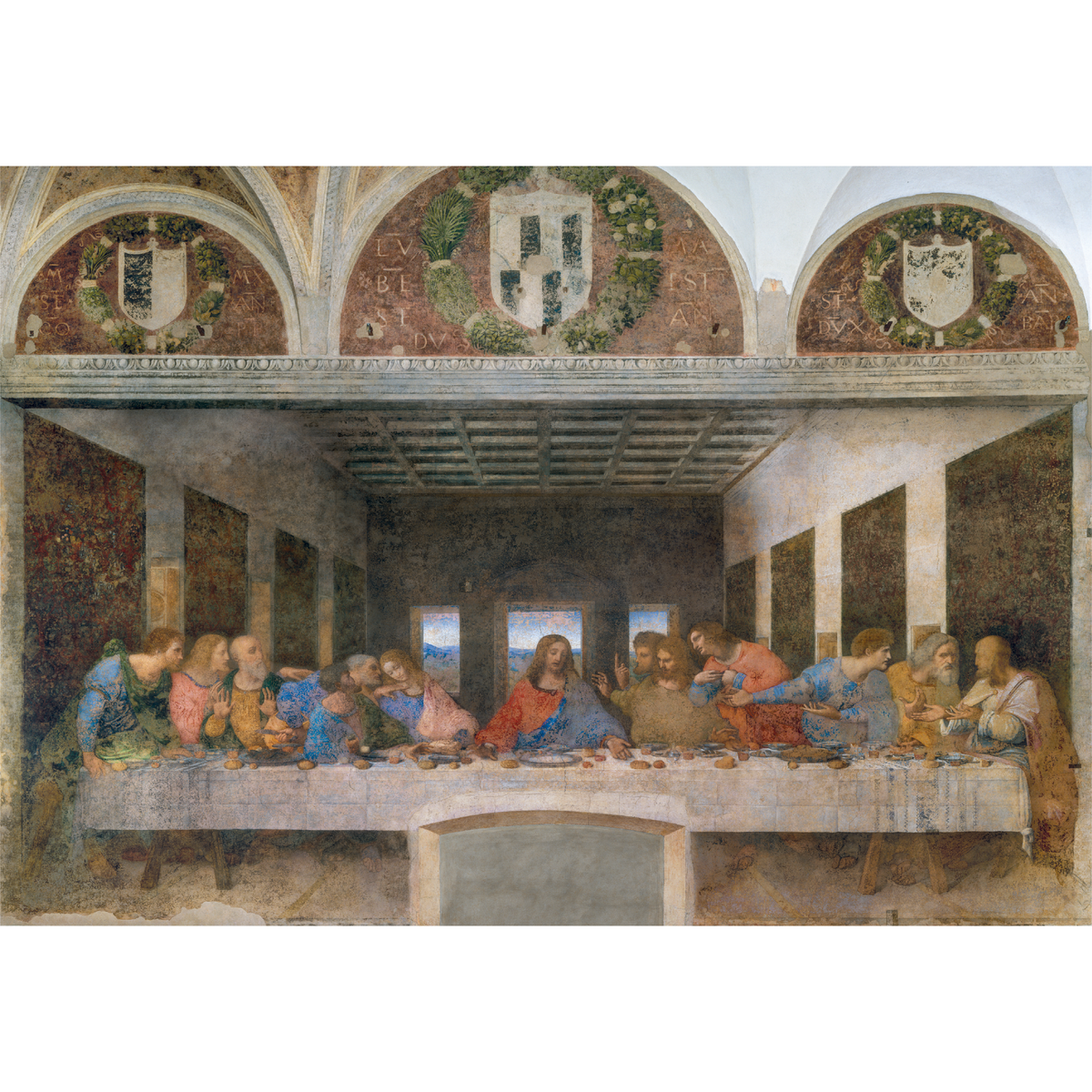 PZ1000: MUSEUM: LA CÈNE - DA VINCI - CLEMENTONI
