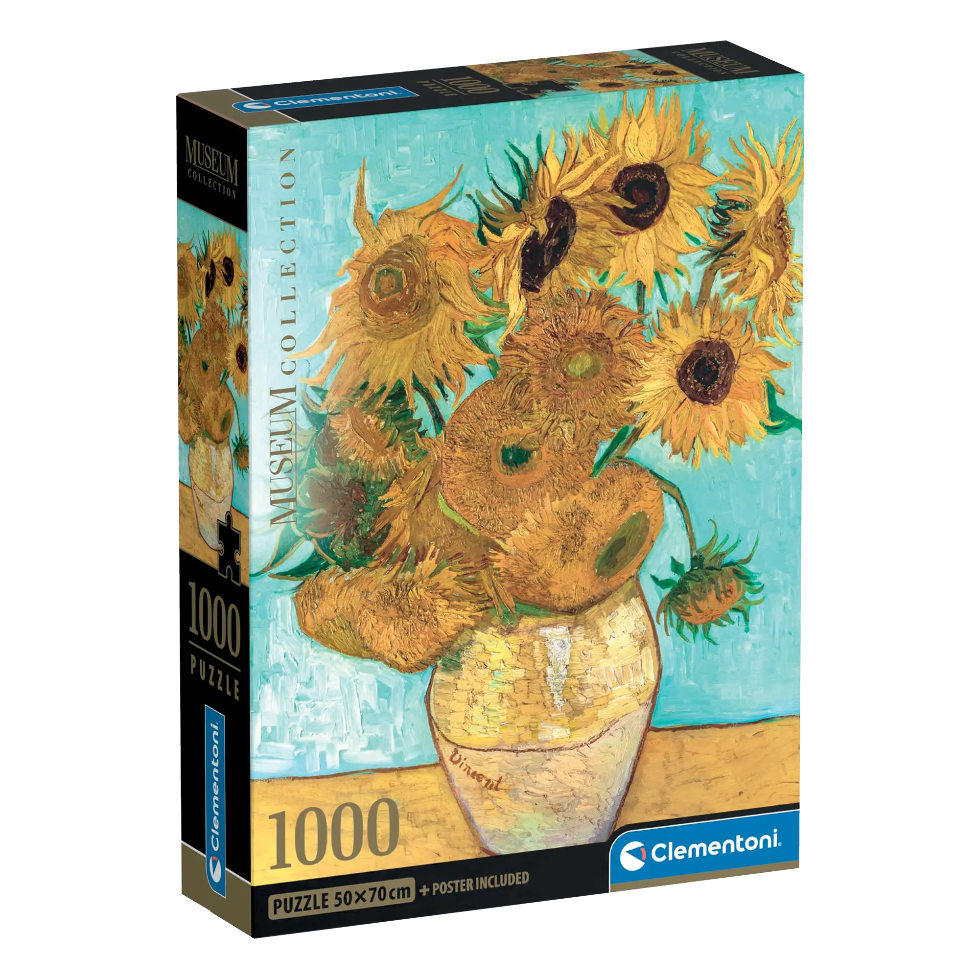 PZ1000: MUSEUM: LES TOURNESOLS - VAN GOGH CLEMENTONI PUZZLES