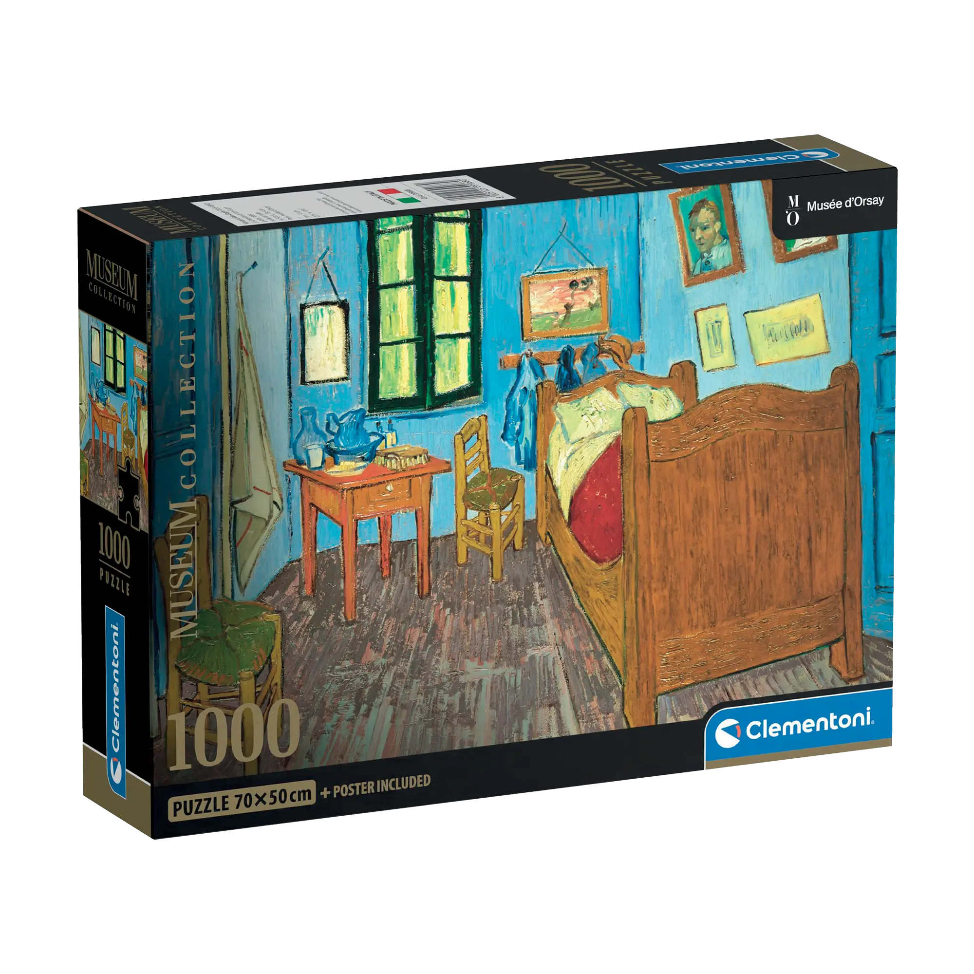 PZ1000: MUSEUM: LA CHAMBRE DE VAN GOGH À ARLES - VAN GOGH CLEMENTONI PUZZLES