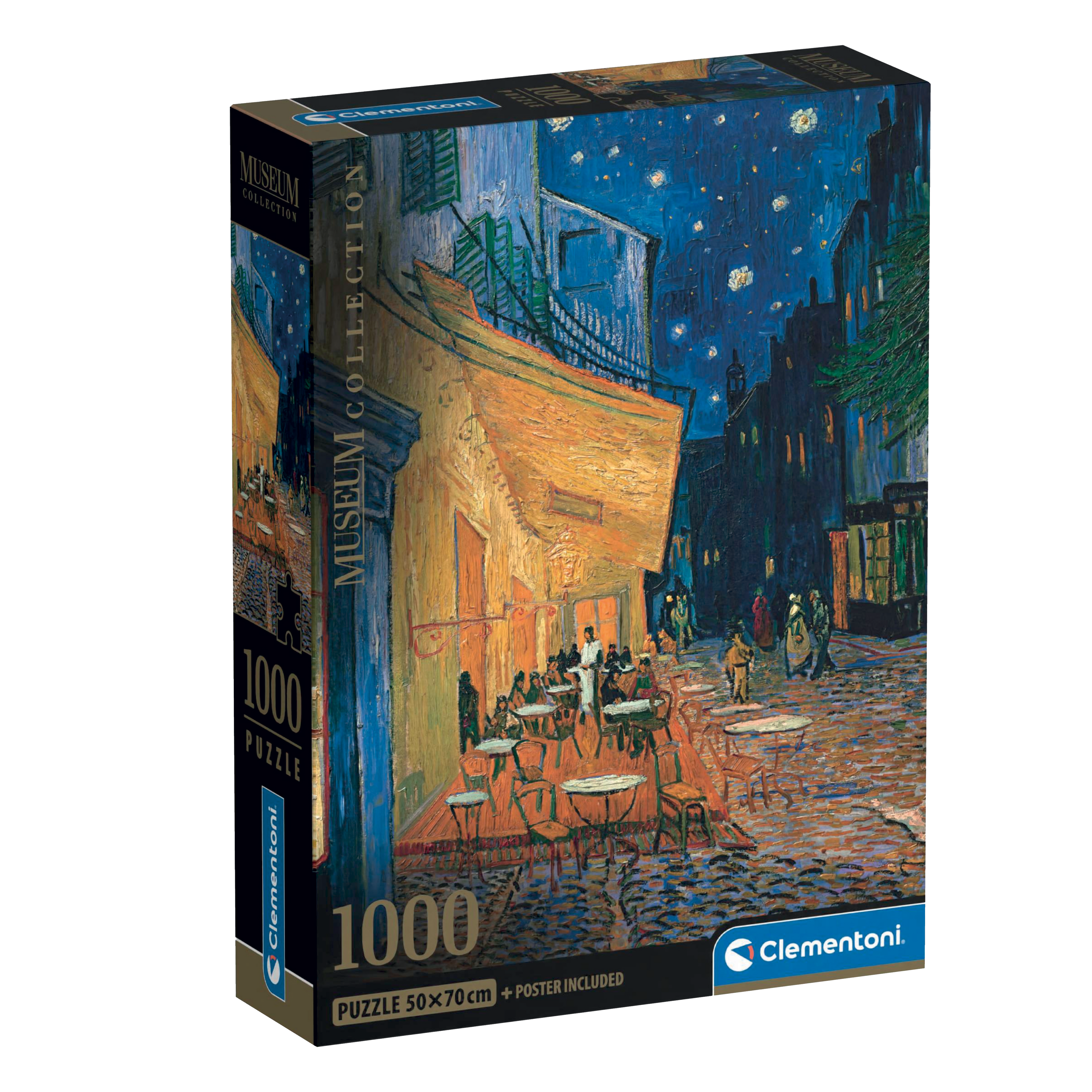 PZ1000: MUSEUM: LE CAFÉ, LE SOIR - VAN GOGH CLEMENTONI PUZZLES