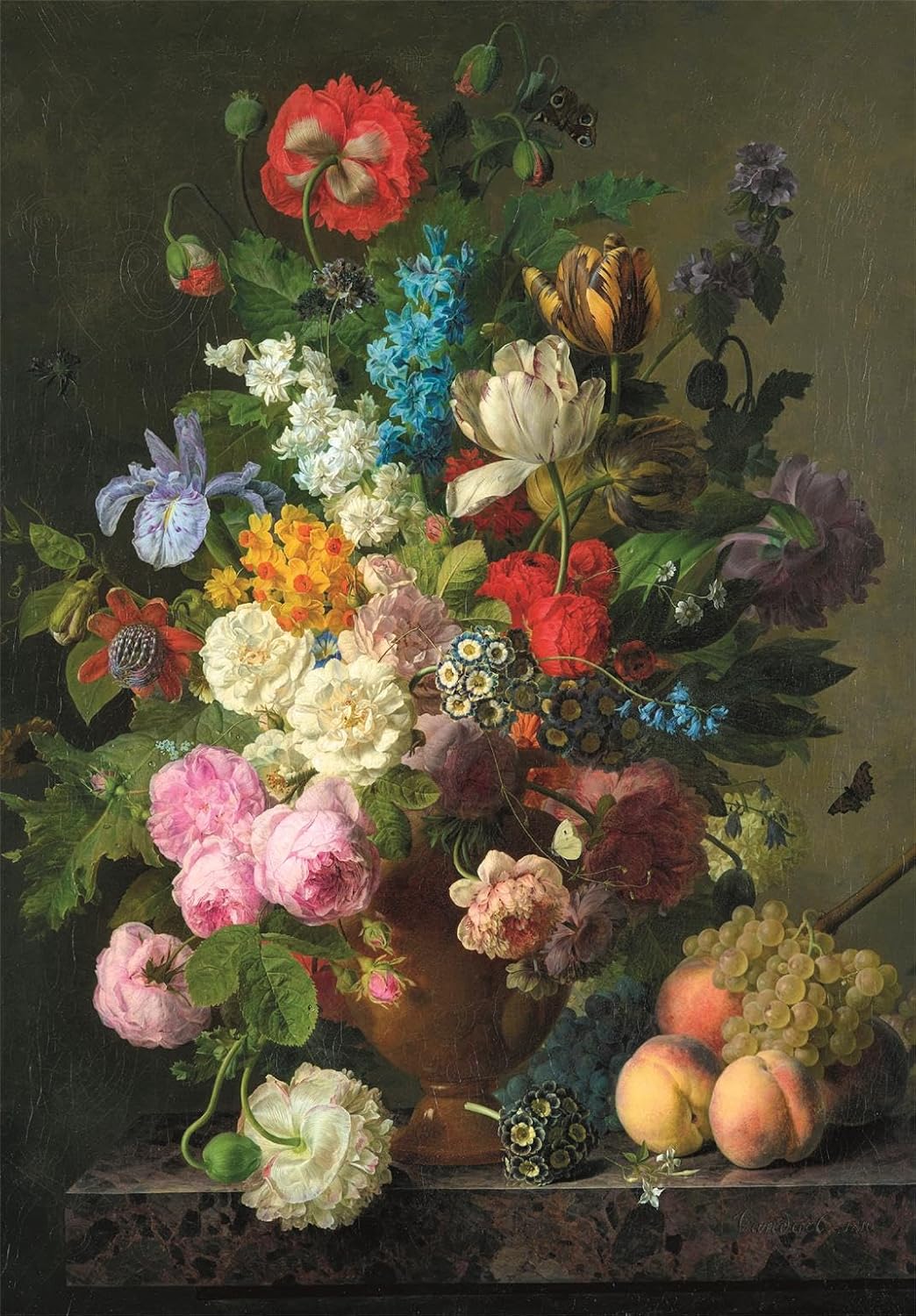 PZ1000: MUSEUM: VASE DE FLEURS - VAN DAEL CLEMENTONI PUZZLES