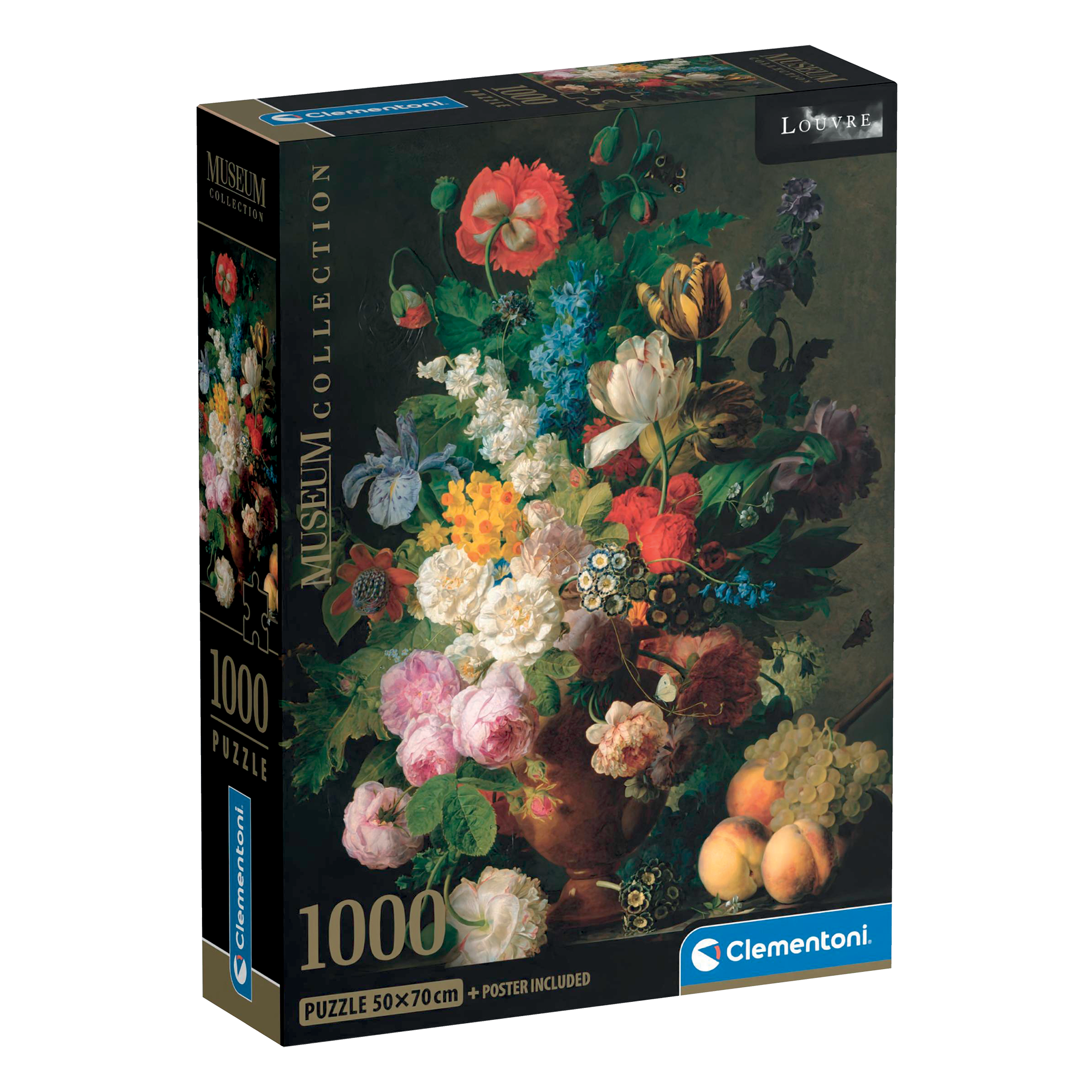 PZ1000: MUSEUM: VASE DE FLEURS - VAN DAEL CLEMENTONI PUZZLES