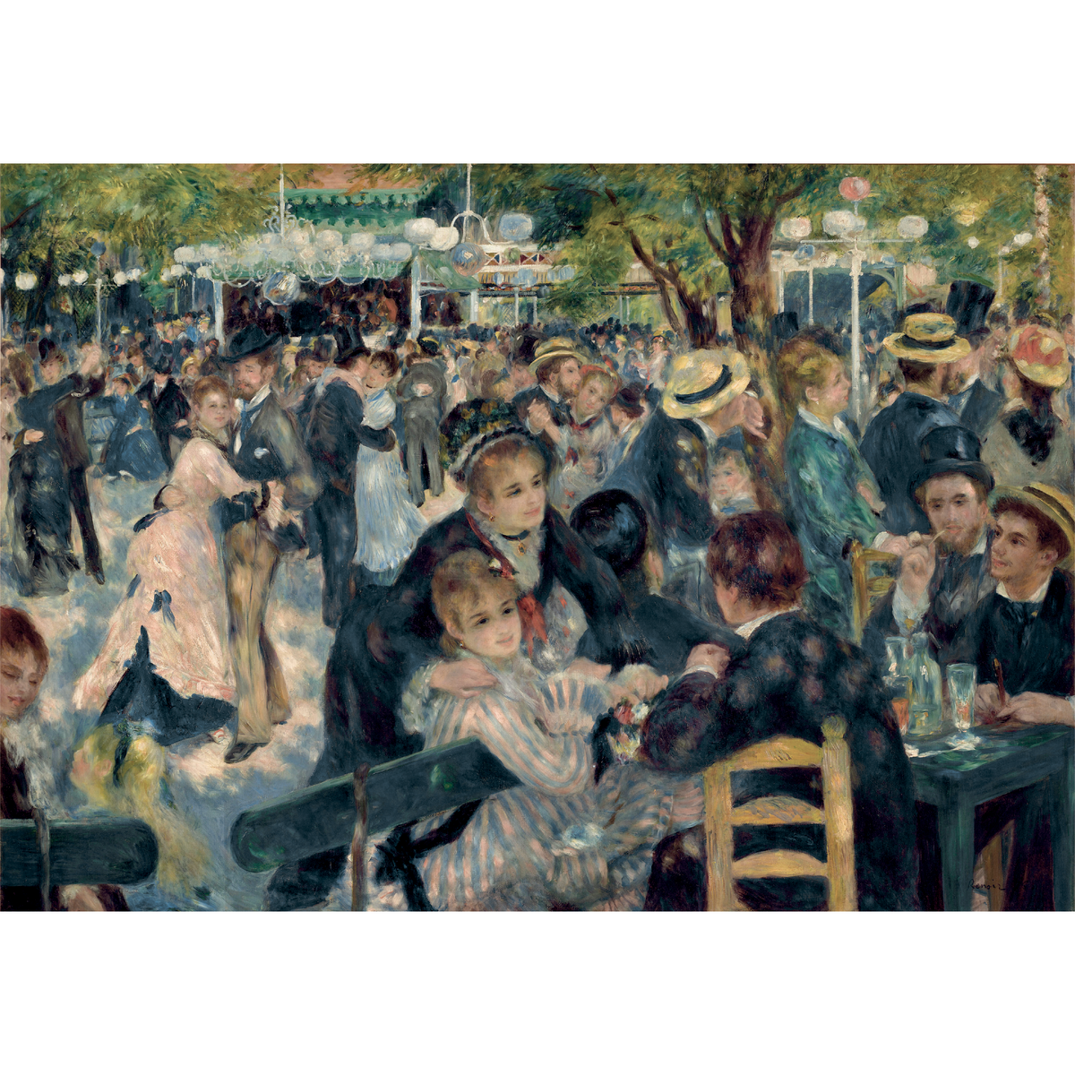 PZ1000: MUSEUM: BAL DU MOULIN DE LA GALETTE - RENOIR - CLEMENTONI