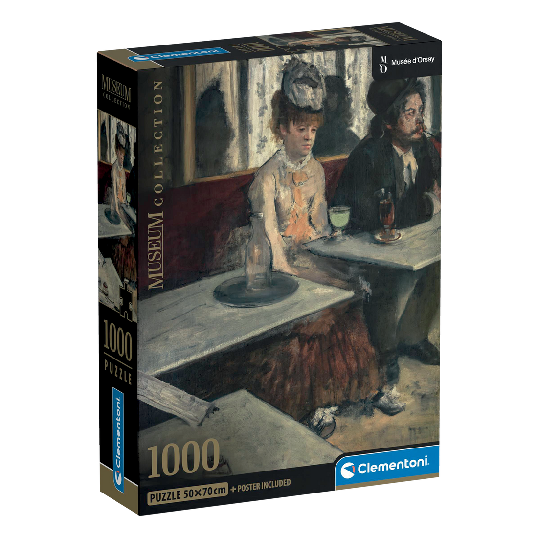 PZ1000: MUSEUM: DANS UN CAFÉ - DEGAS CLEMENTONI PUZZLES