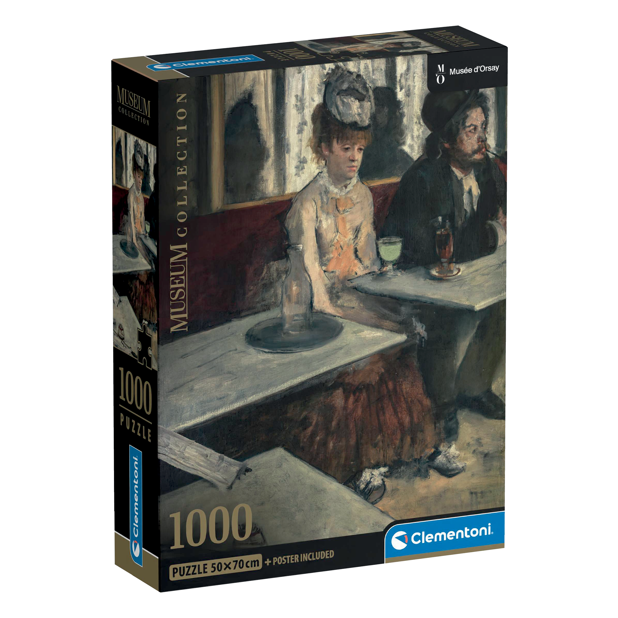 PZ1000: MUSEUM: DANS UN CAFÉ - DEGAS CLEMENTONI PUZZLES