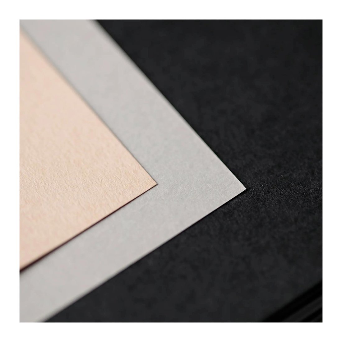 Softcover notebooks NovaTrio:Square 46 Sheets 150g Assortment (Black/Beige/Grey) (7.5 x 7.5in)