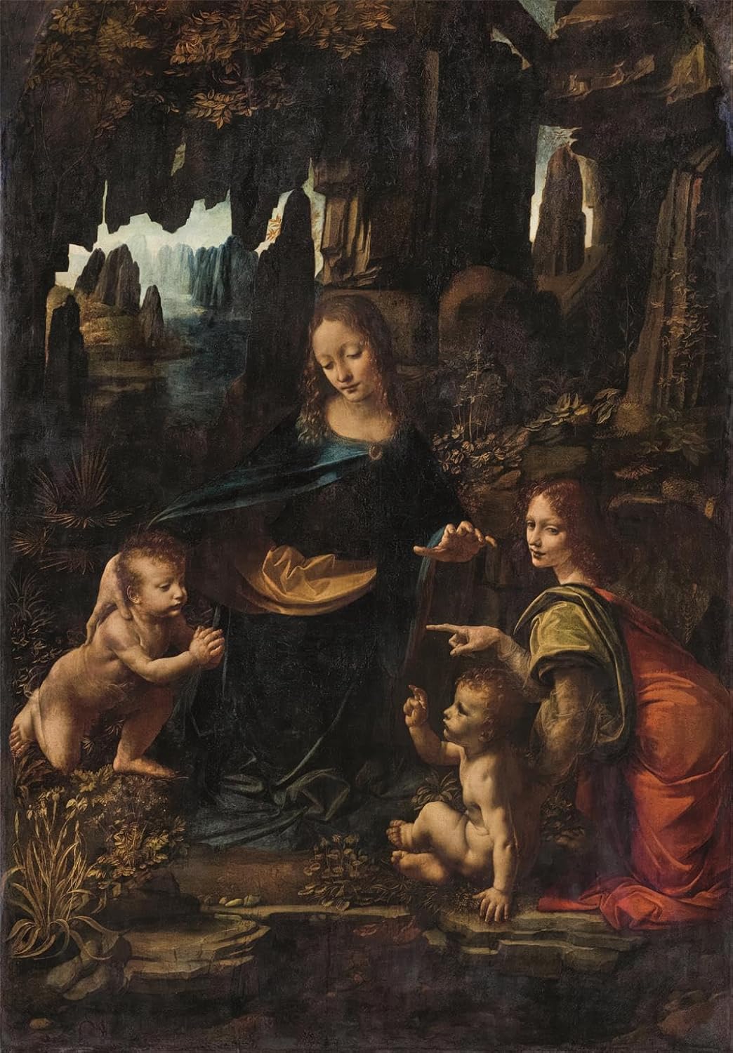 PZ1000: MUSEUM: LA VIERGE AUX ROCHERS - DA VINCI CLEMENTONI PUZZLES