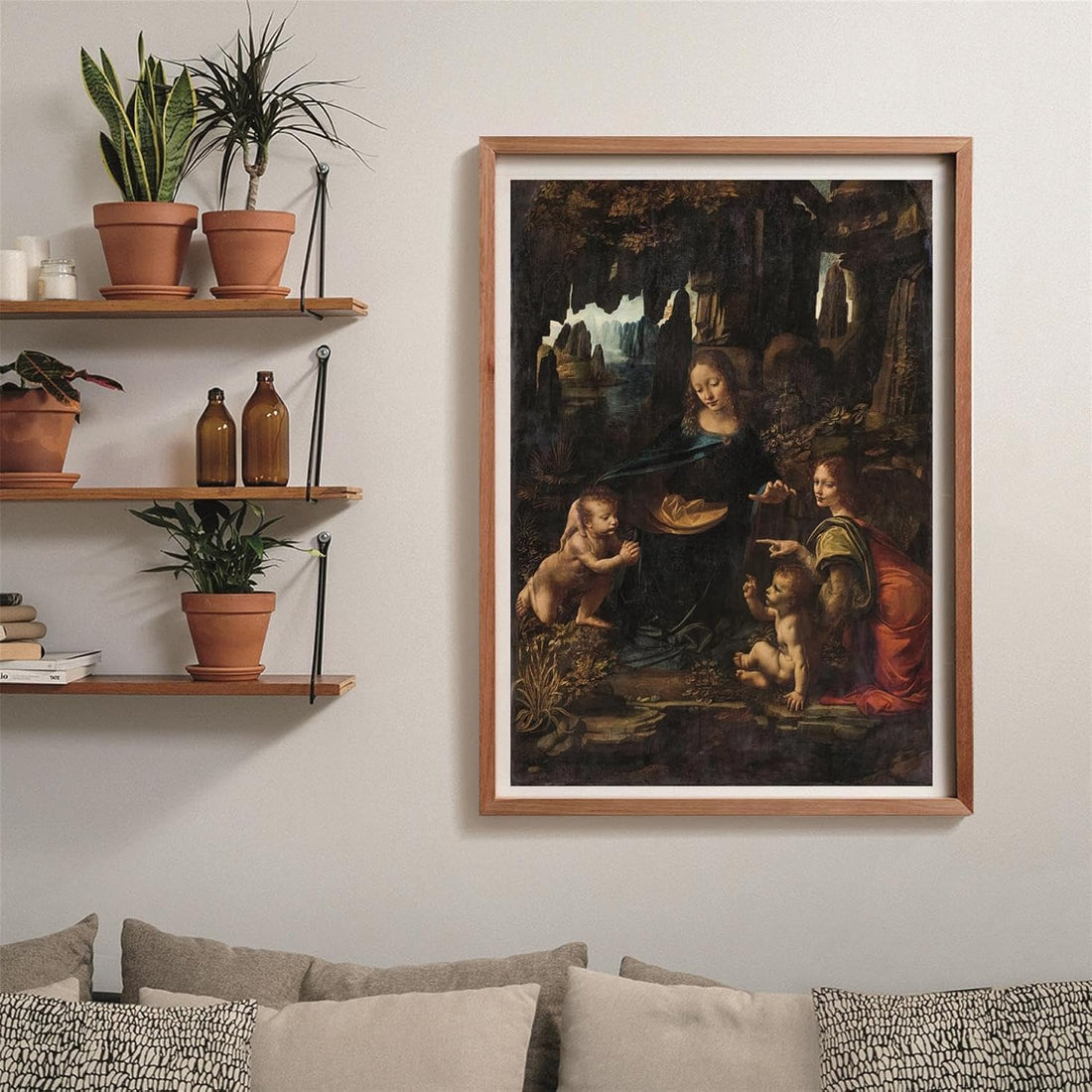 PZ1000: MUSEUM: LA VIERGE AUX ROCHERS - DA VINCI CLEMENTONI PUZZLES