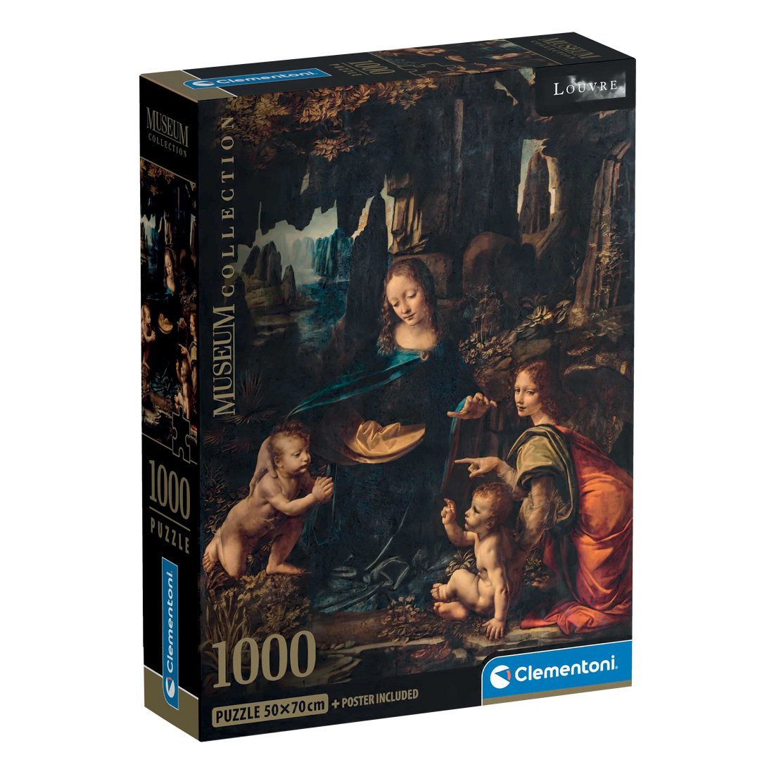 PZ1000: MUSEUM: LA VIERGE AUX ROCHERS - DA VINCI CLEMENTONI PUZZLES
