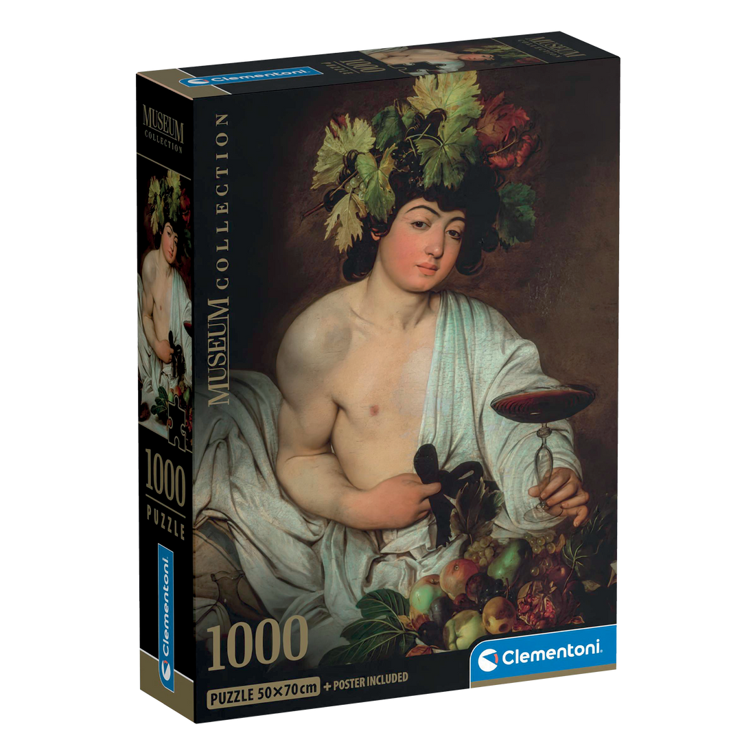 PZ1000: MUSEUM: BACCHUS - CARAVAGGIO CLEMENTONI PUZZLES