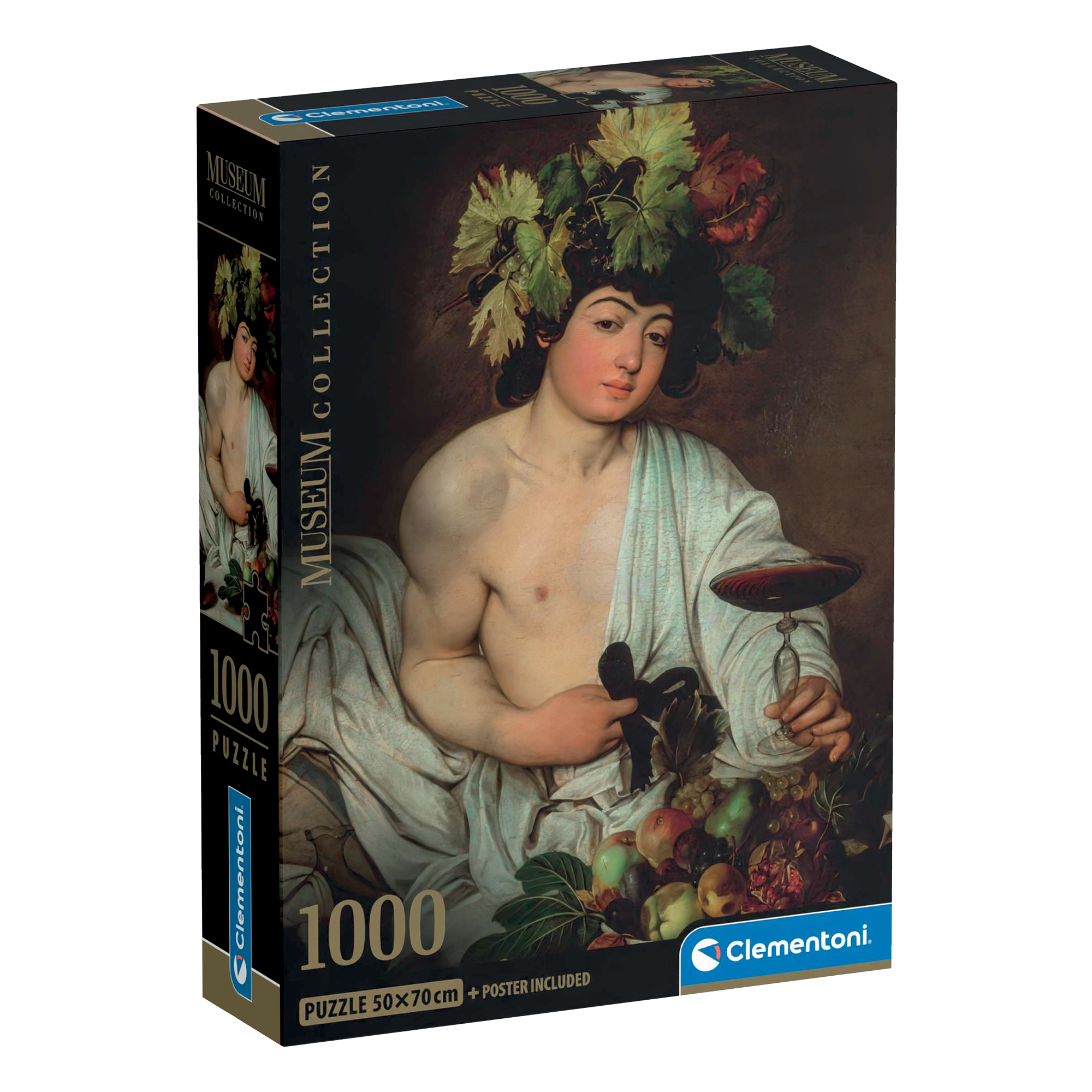 PZ1000: MUSEUM: BACCHUS - CARAVAGGIO CLEMENTONI PUZZLES