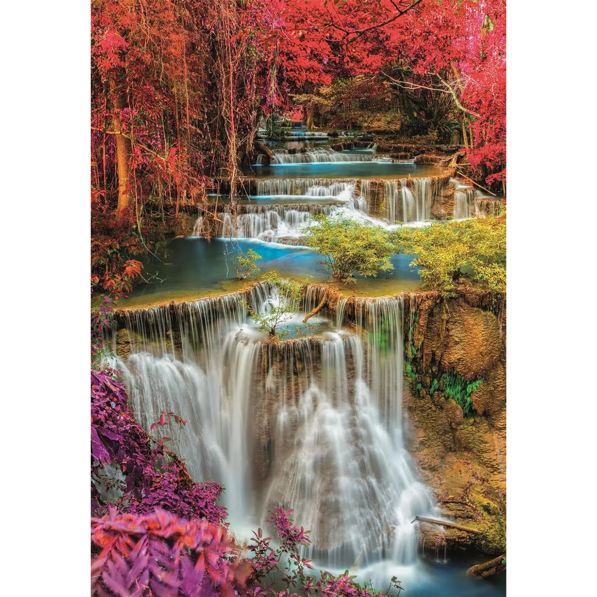 PZ1000: CHUTES COLORÉES EN THAÏLANDE CLEMENTONI PUZZLES