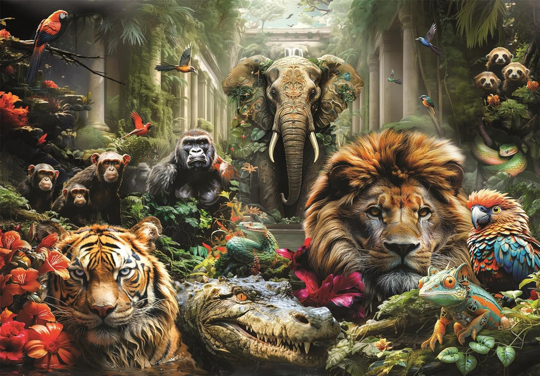 PZ1000: JUNGLE MYSTIQUE CLEMENTONI PUZZLES