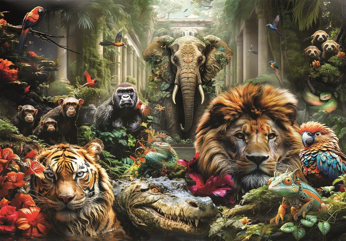PZ1000: JUNGLE MYSTIQUE CLEMENTONI PUZZLES