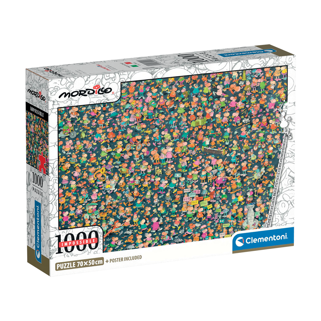 PZ1000: MORDILLO: IMPOSSIBLE CLEMENTONI PUZZLES