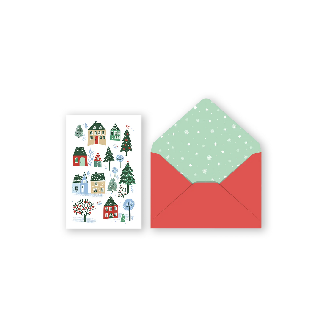 CARTE NOËL MINI IDV./ VILLAGE PBI AUTRES