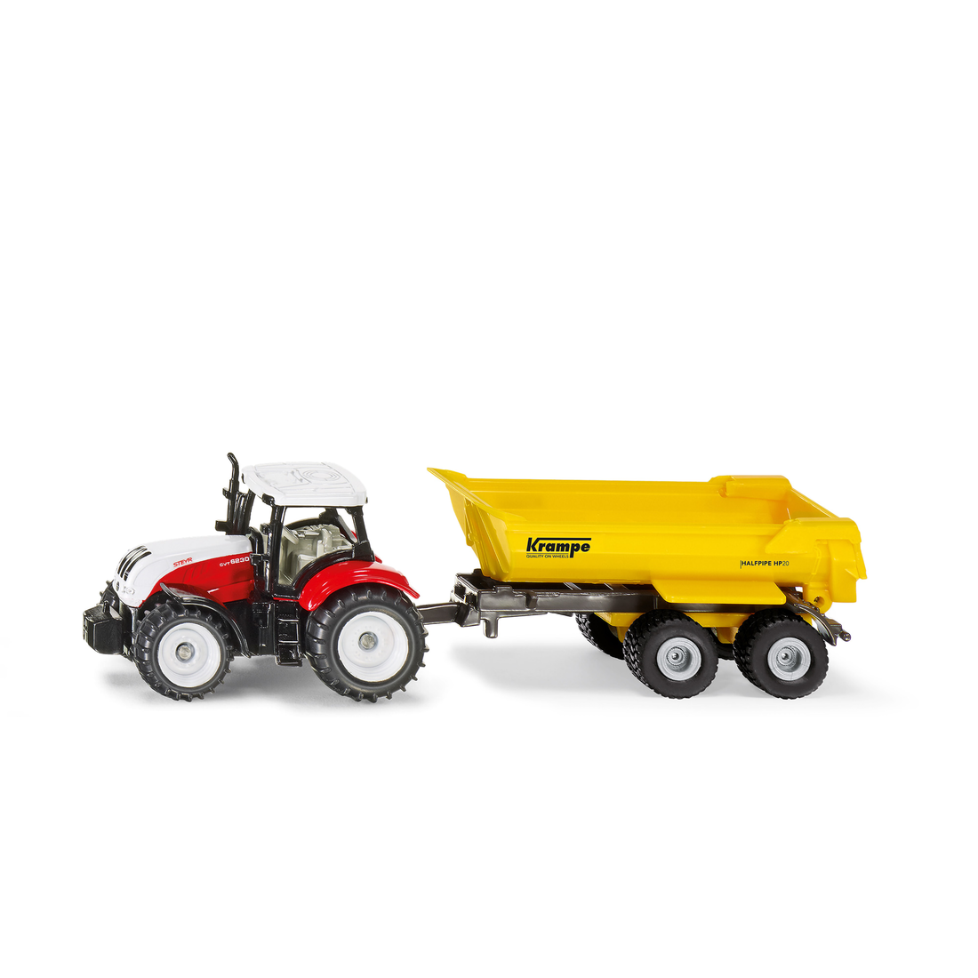 TRACTOR STEYR WITH KRAMP TIPPING TRAILER