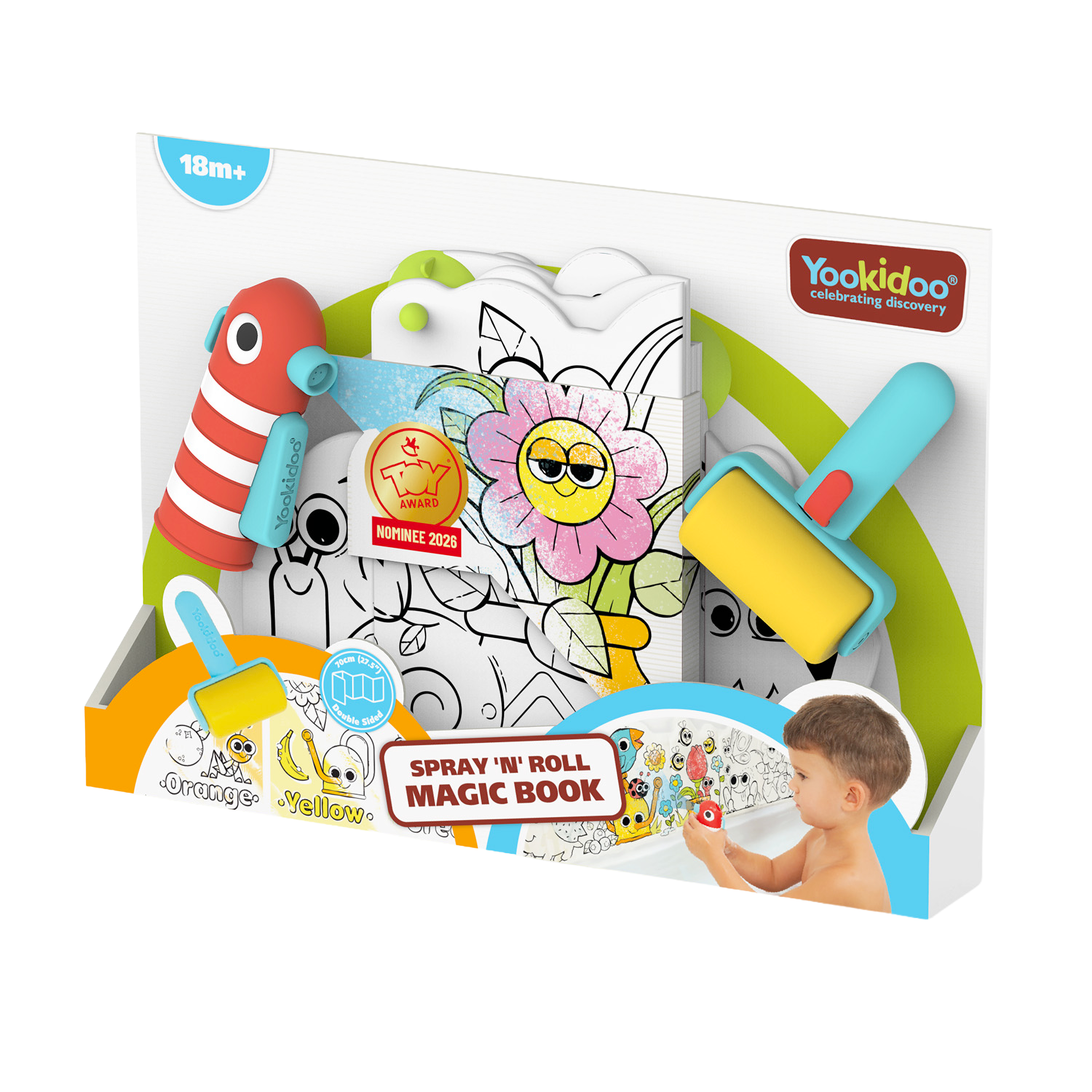 SPRAY 'N' ROLL MAGIC BOOK - YOOKIDOO