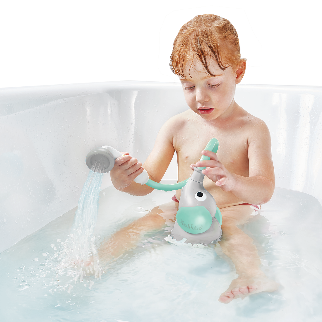 DOUCHE ÉLÉPHANT POUR BÉBÉ - TURQUOISE YOOKIDOO