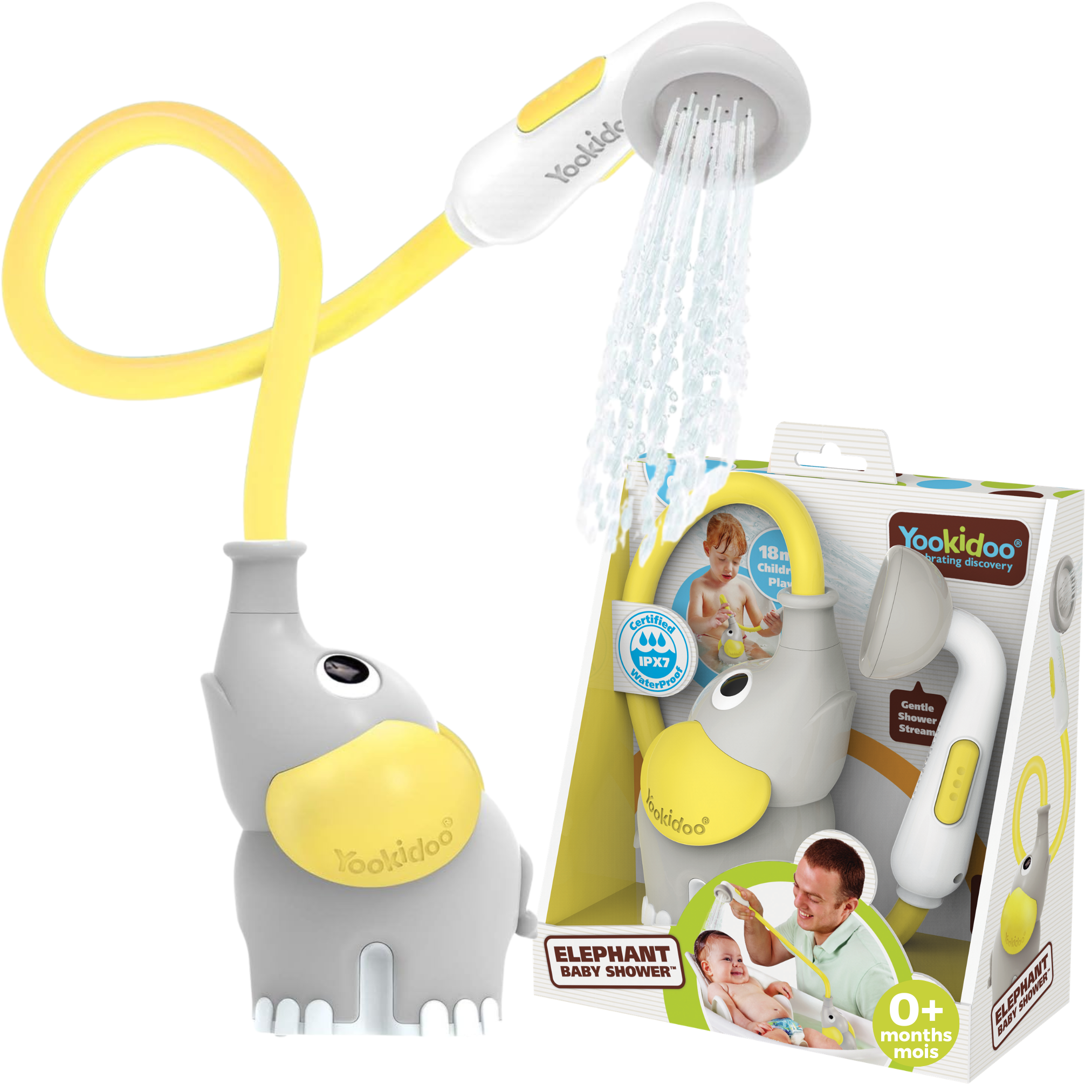 ELEPHANT BABY SHOWER - YELLOW