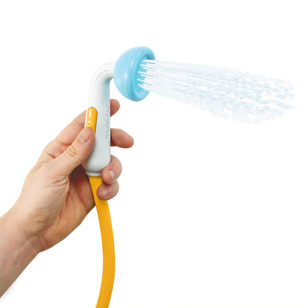 DOUCHE ÉLÉPHANT POUR BÉBÉ - BLEU & ORANGE YOOKIDOO