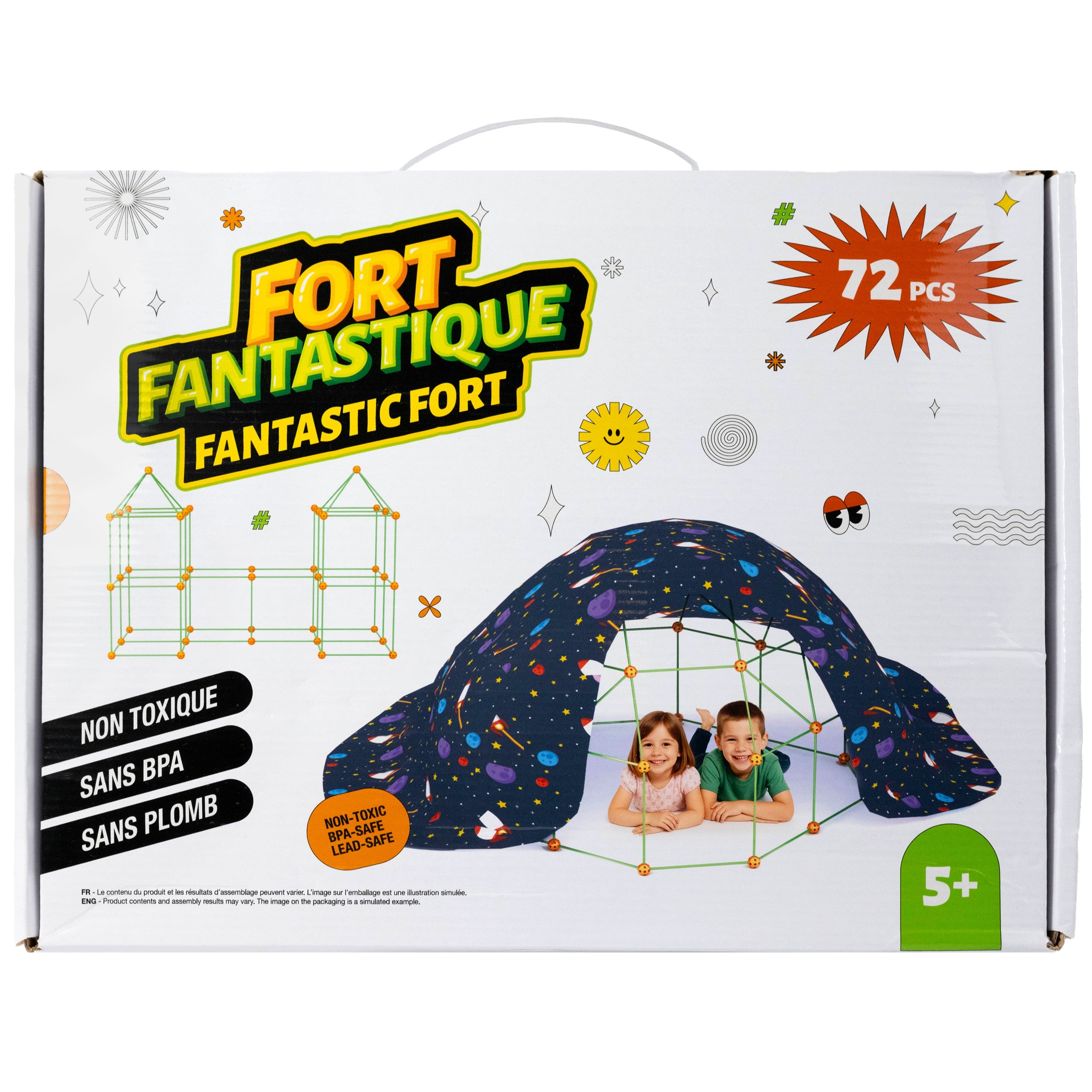 FORT FANTASTIQUE- 72 PIÈCES