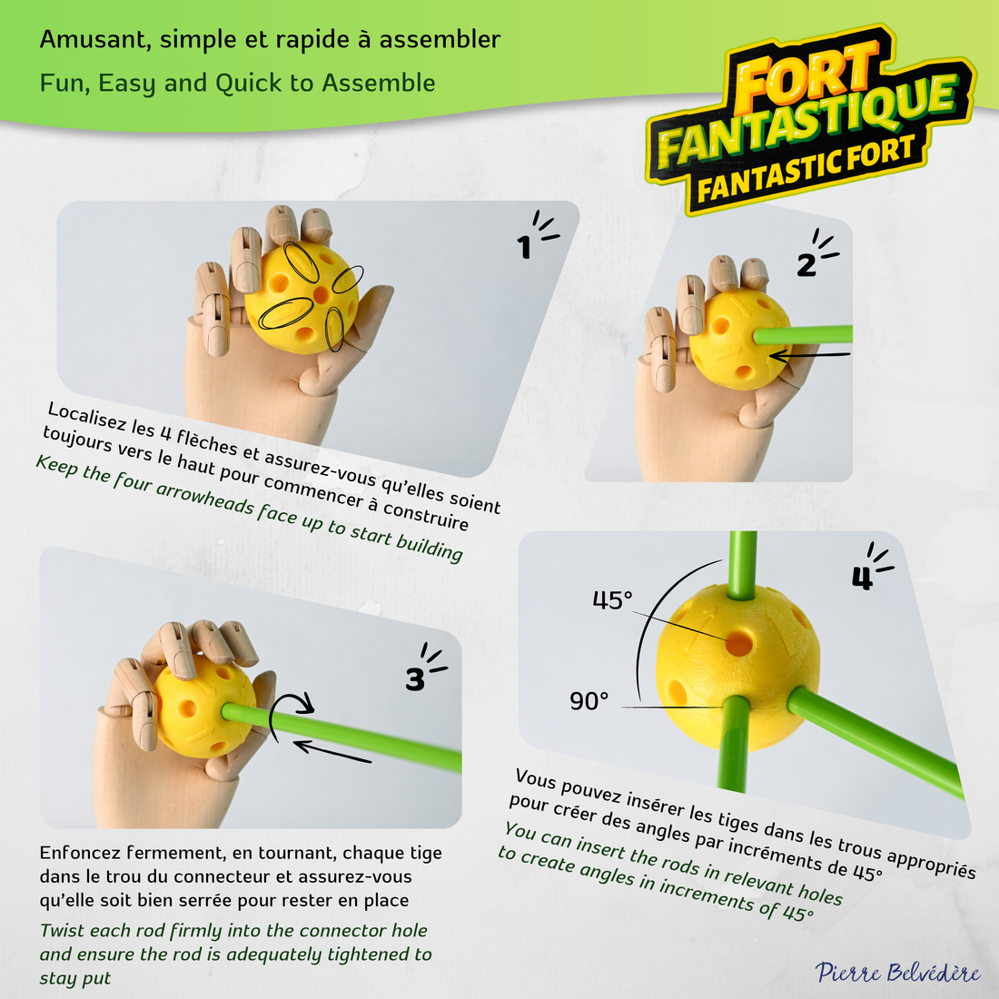 FANTASTIC FORT- 72 PIECES
