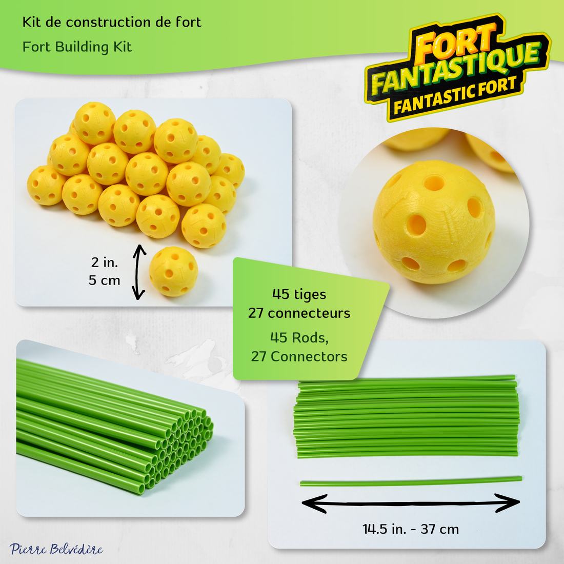 FANTASTIC FORT- 72 PIECES