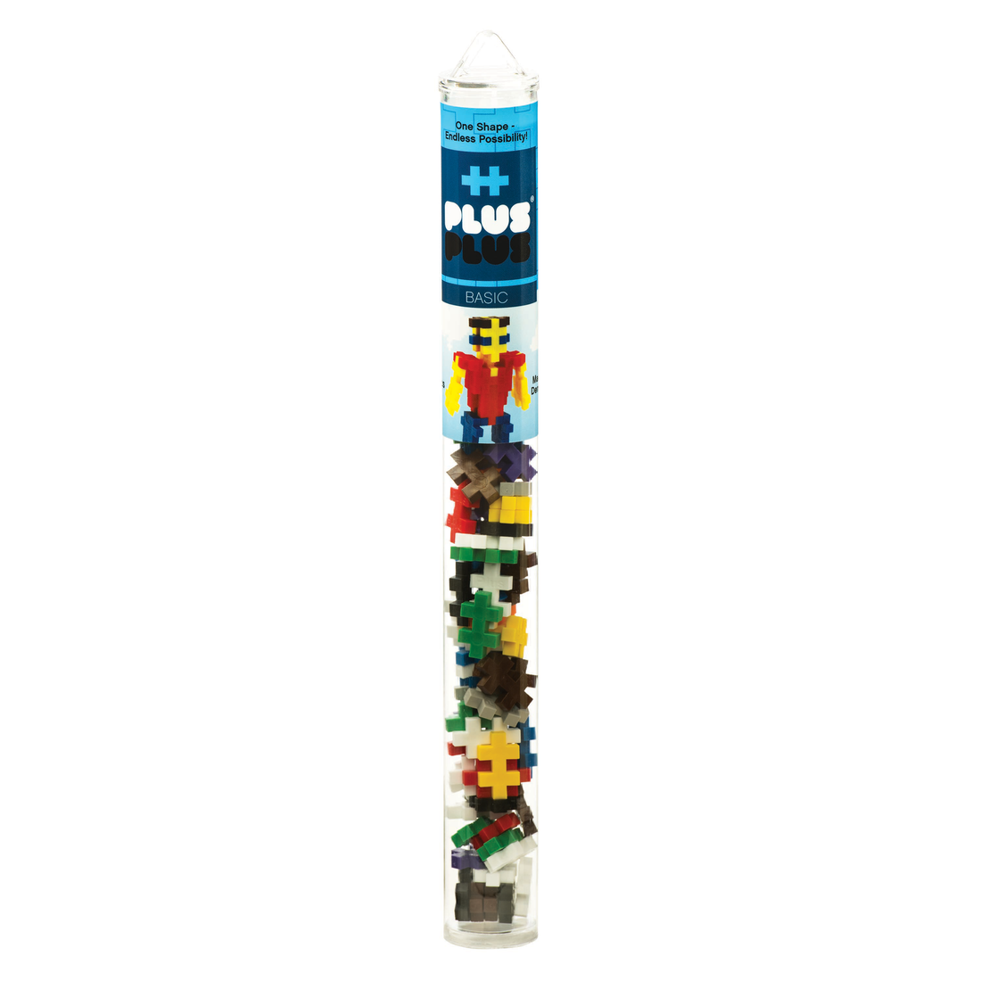 TUBE - MÉLANGE BASIC - 70pcs - PLUS PLUS